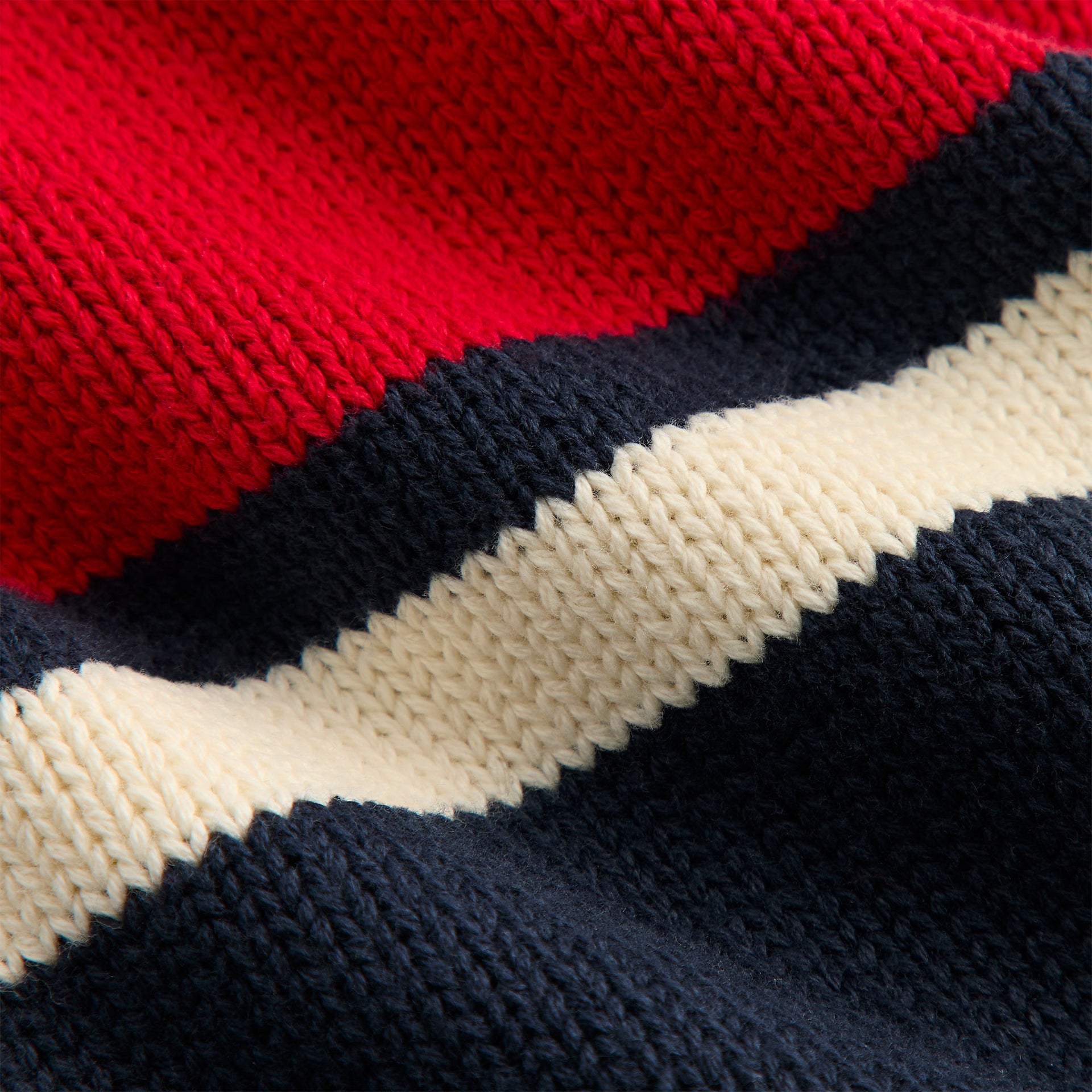 Kith for the NFL New York Giants V-Neck Beau Knit Sweater - Nocturnal