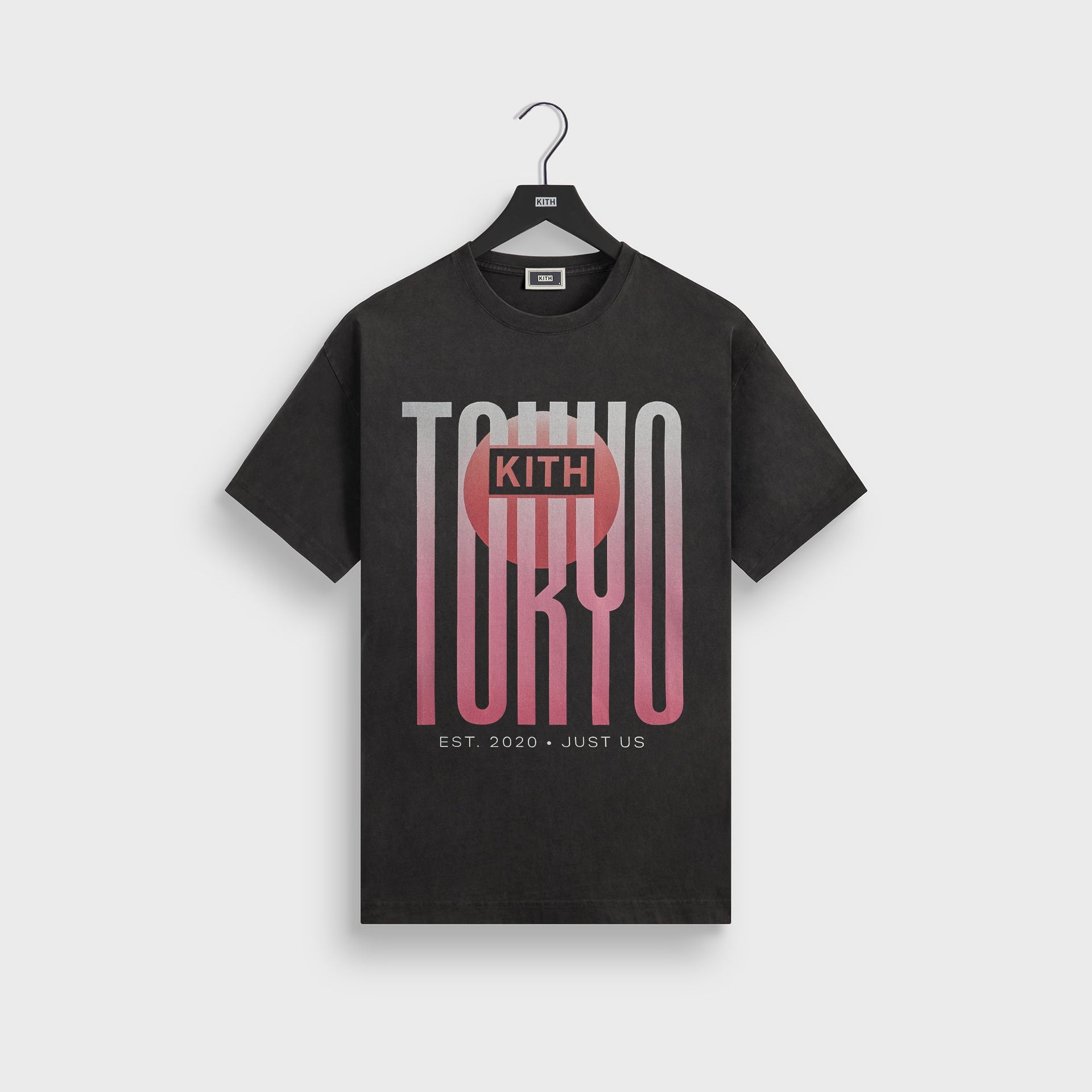 Kith Tokyo Classic Logo Vintage Tee - Black