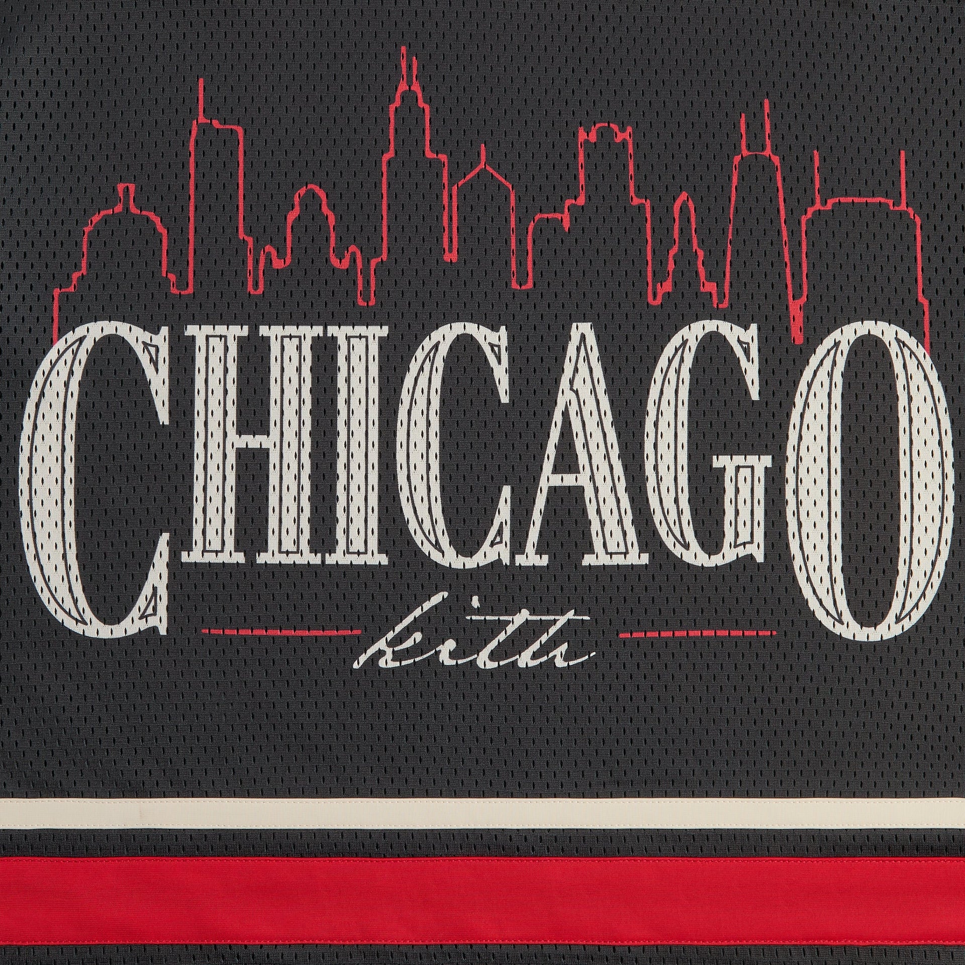 Kith Chicago Long Sleeve Malik Jersey - Black