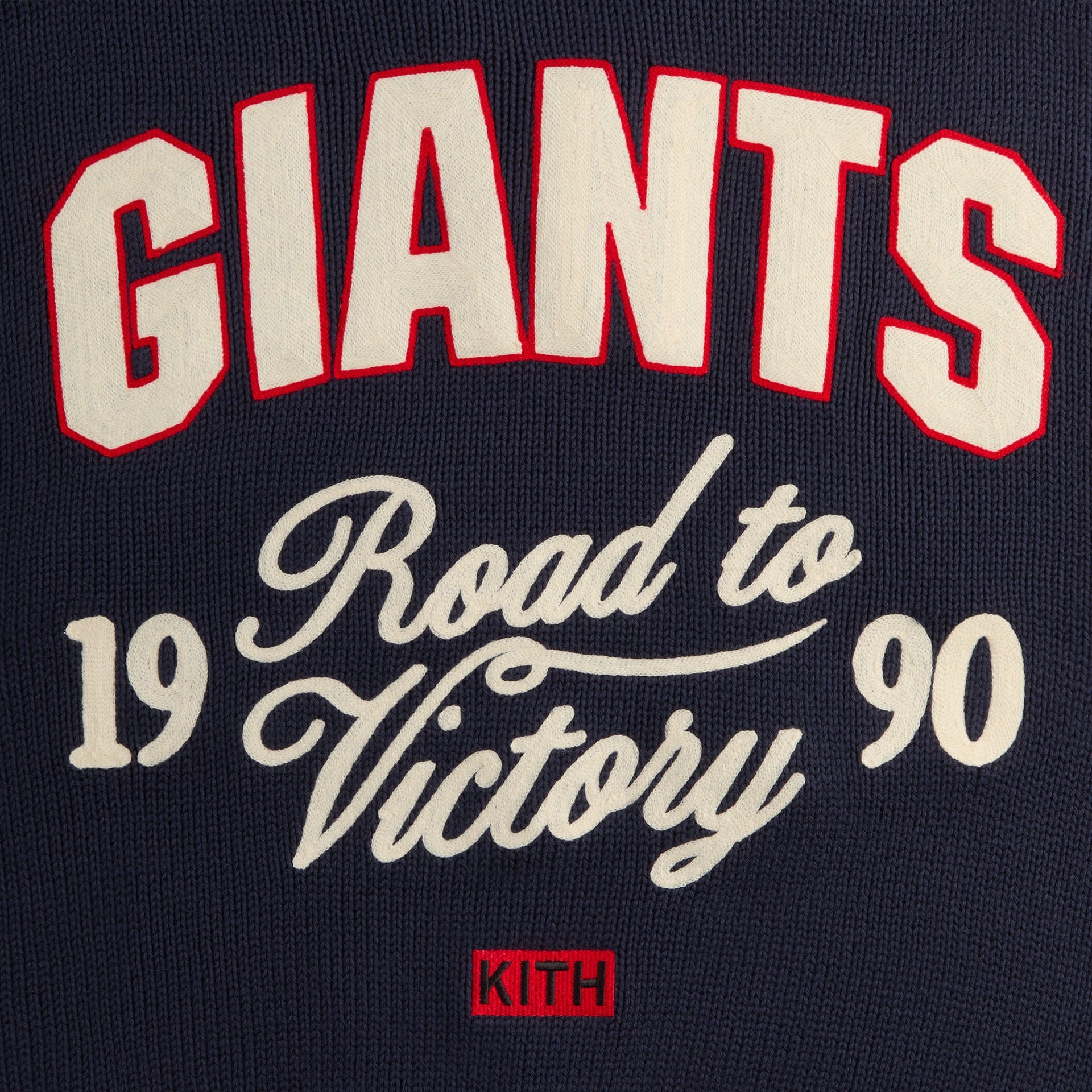 Kith for the NFL New York Giants Nelson Rugby Sweater - Nocturnal