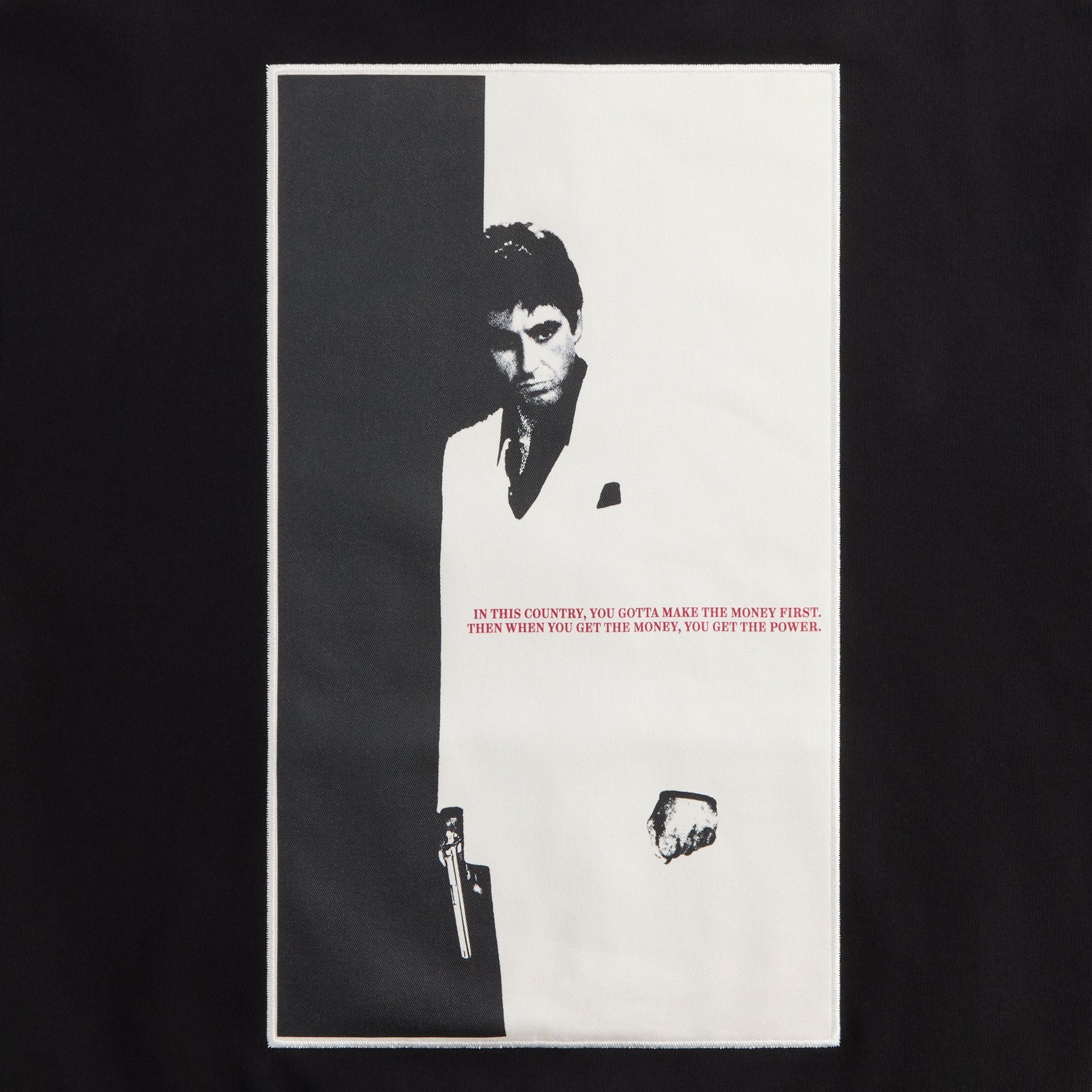 Kith for Scarface Tony Applique Nelson Hoodie - Black