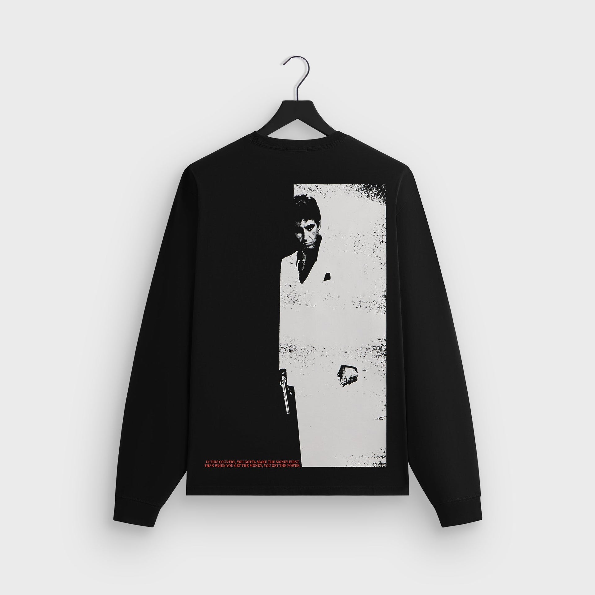 Kith for Scarface Tony Montana Long Sleeve Tee - Black