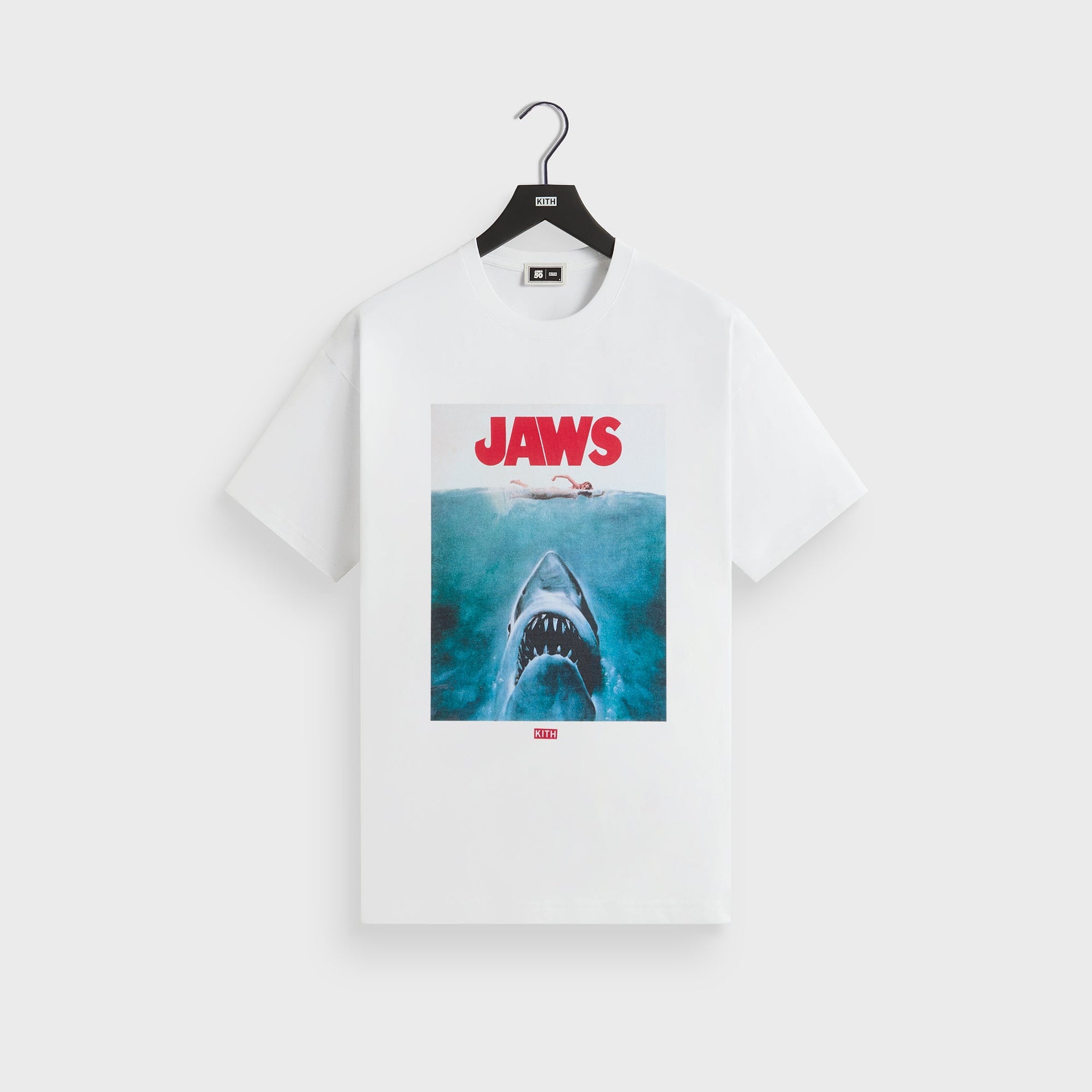 Kith for JAWS Main Poster Vintage Tee - Bright White