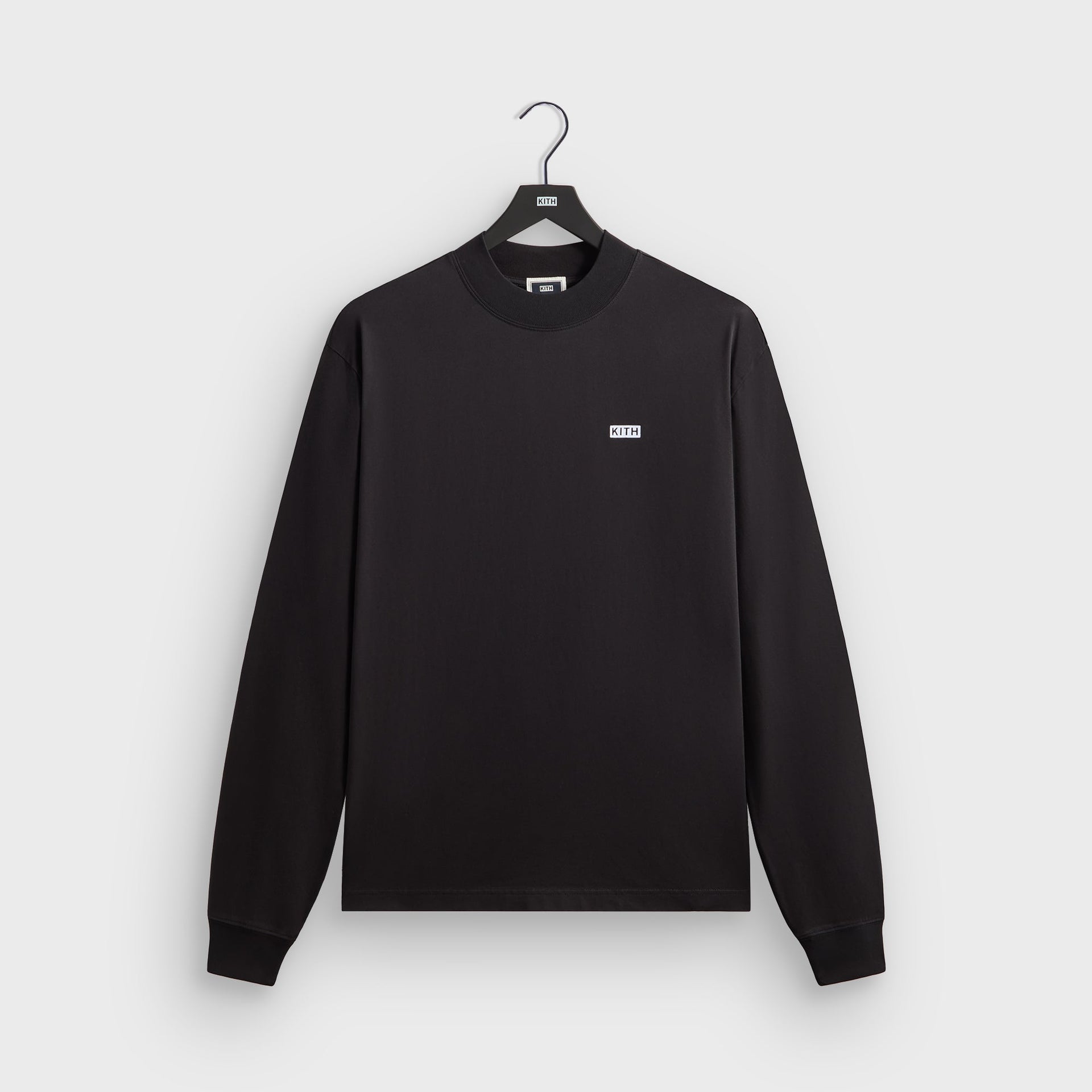 Kith Long Sleeve Mock Neck LAX Tee - Black