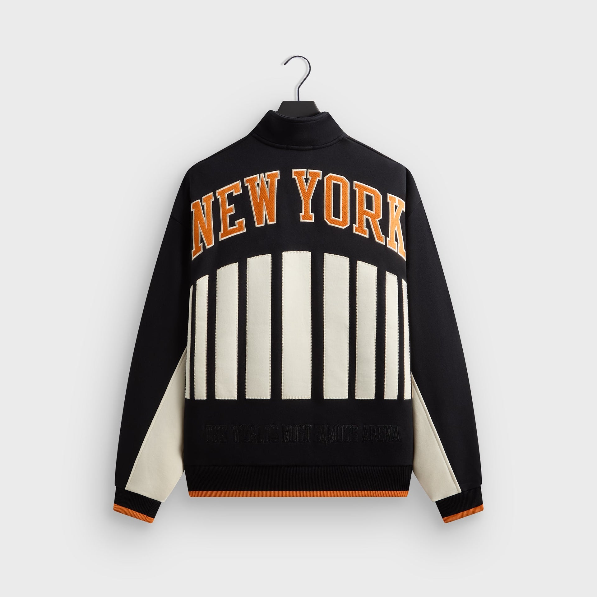 Kith for the New York Knicks Madison Square Garden Vintage Nelson Quarter Zip - Black