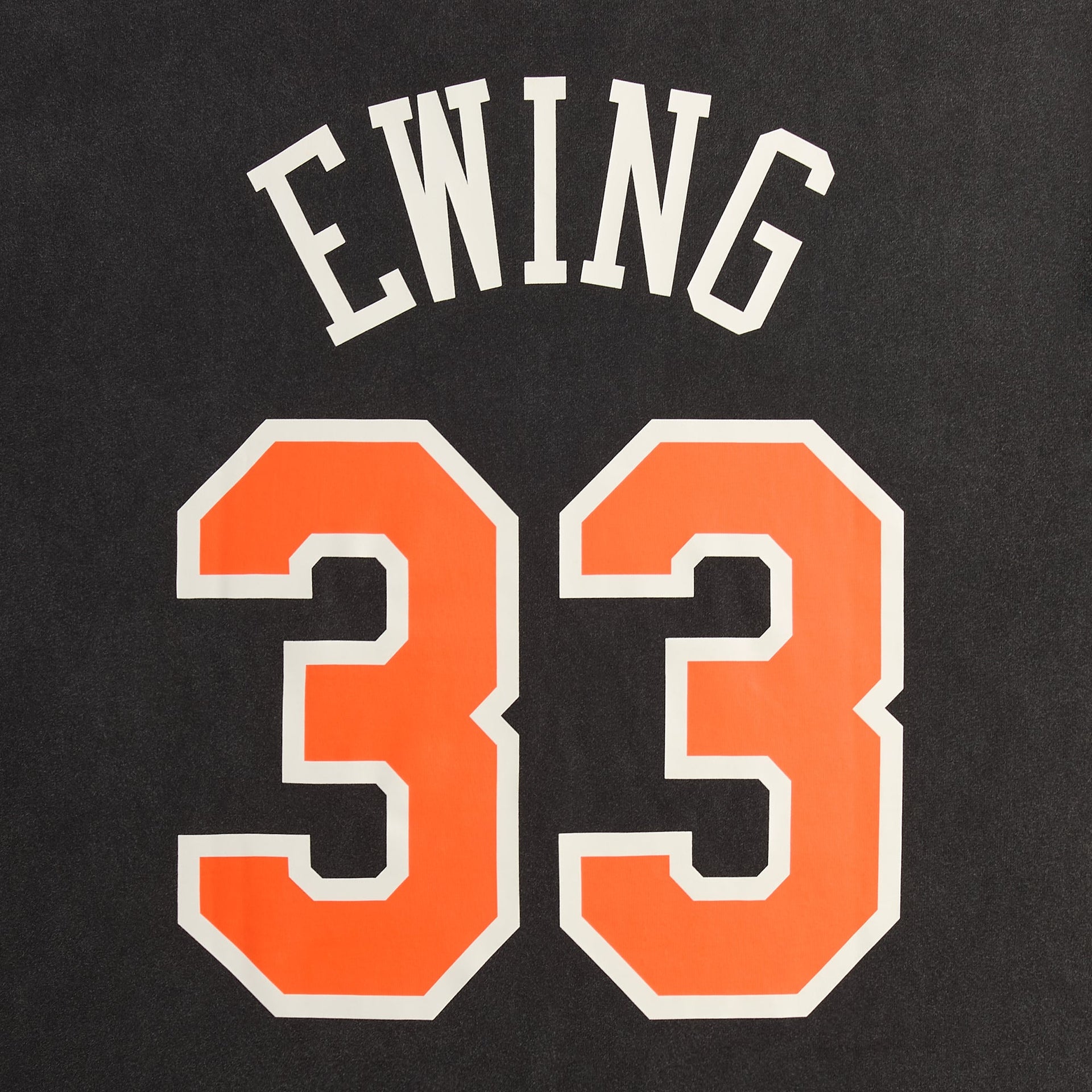 Kith for the New York Knicks Patrick Ewing Vintage Tee - Black
