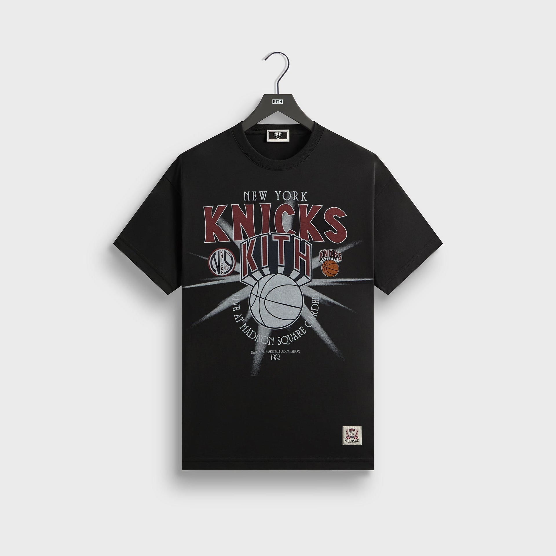 Kith for the New York Knicks Madison Square Garden Burst Jones Tee - Black