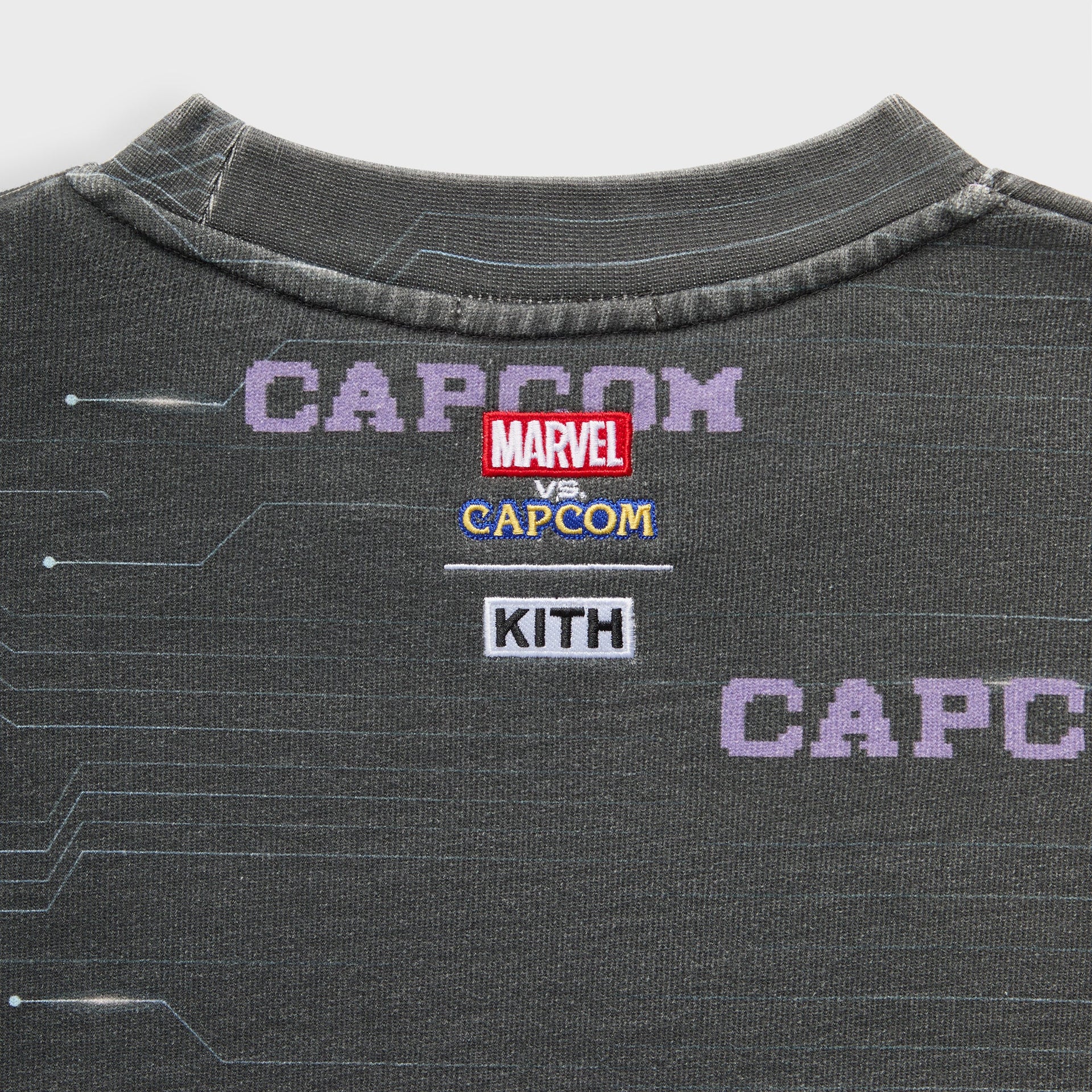 Marvel vs. Capcom | Kith Character Select Vintage Nelson Crewneck - Black