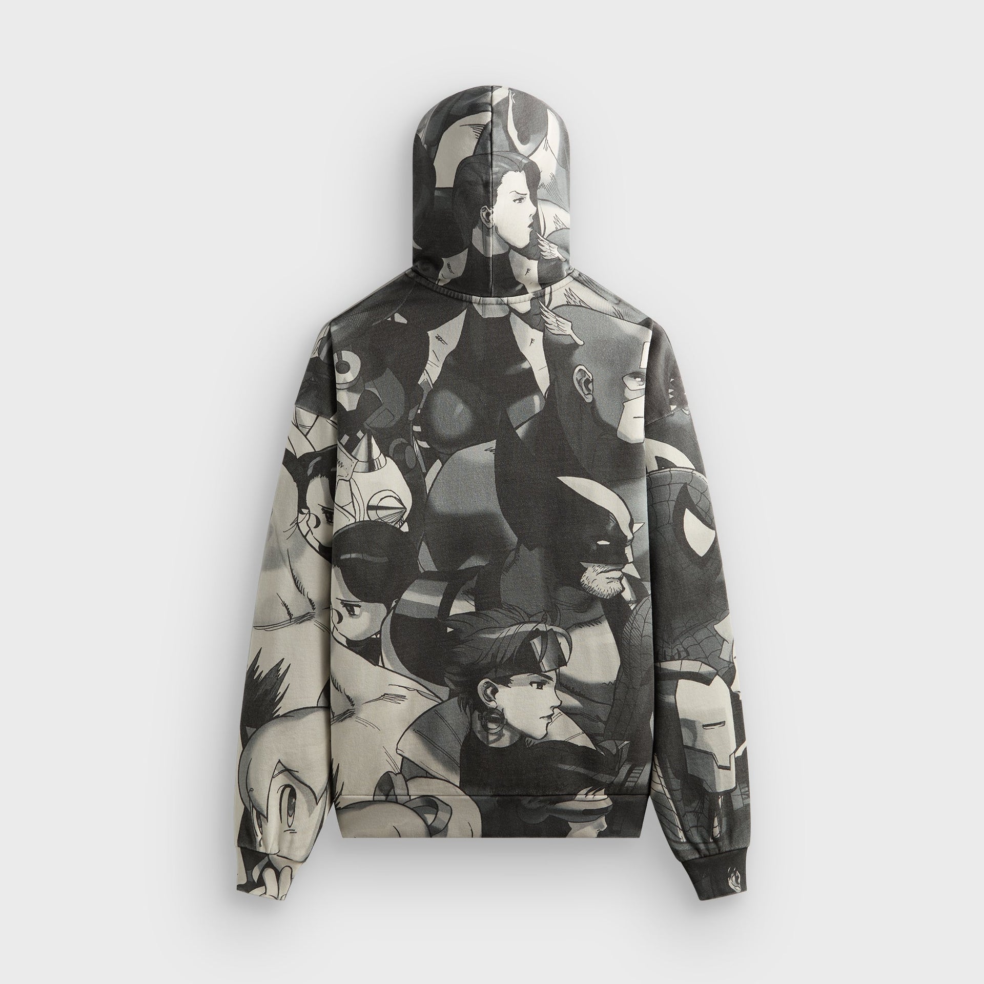 Marvel vs. Capcom | Kith Fighter All-Over Printed Vintage Nelson Hoodie - Sandrift