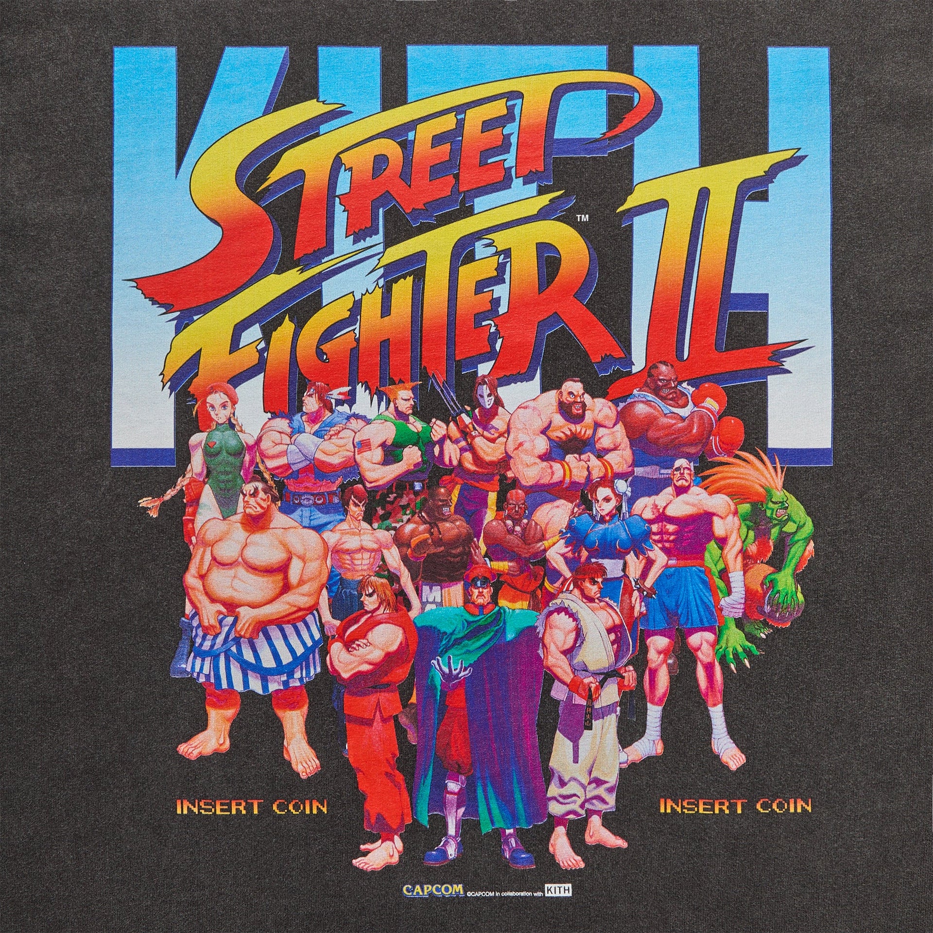 Capcom | Kith Super Street Fighter Vintage Tee - Black