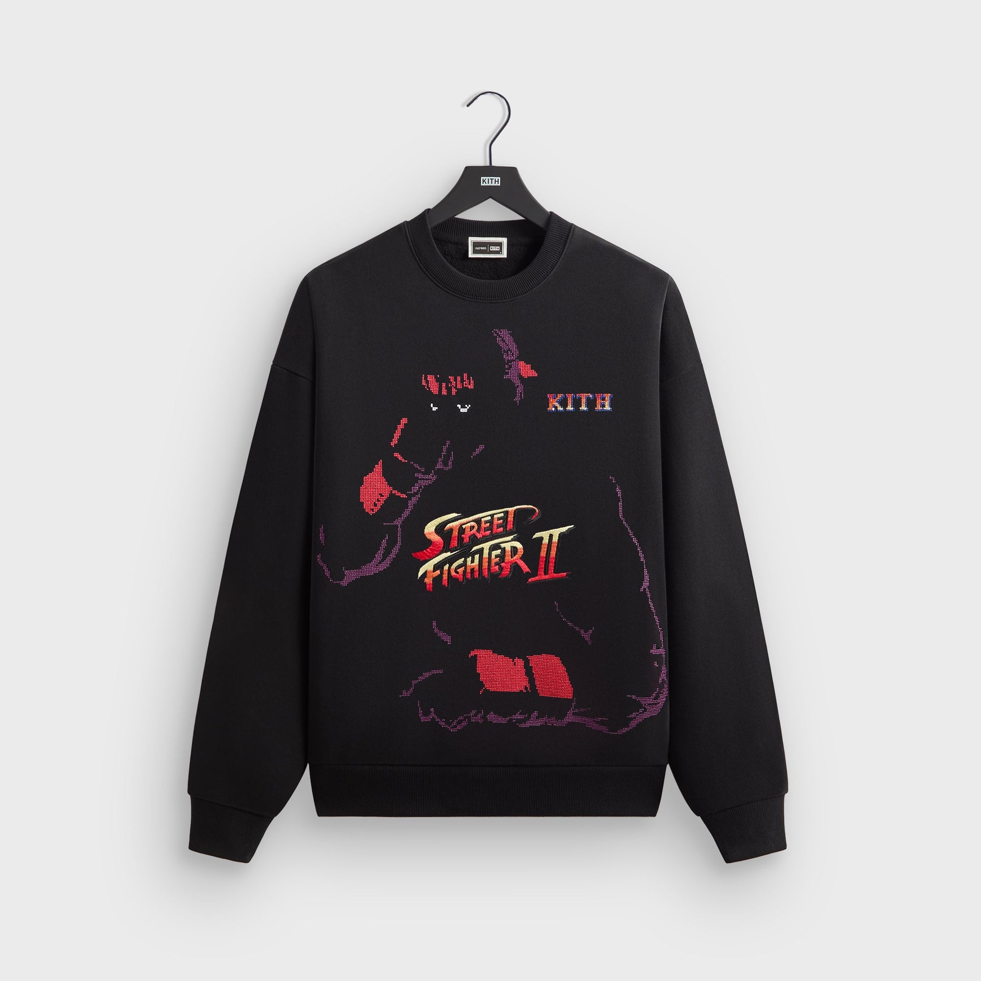 Capcom | Kith Ryu Vintage Nelson Crewneck - Black
