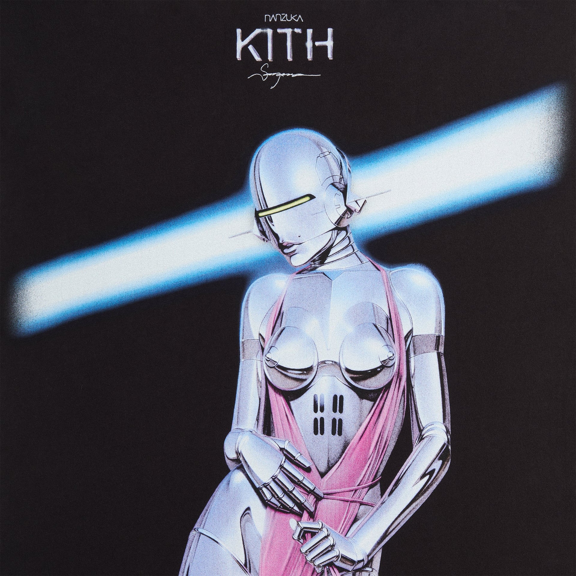 Kith for Nanzuka Gallery Sorayama Sexy Robot Tee - Black