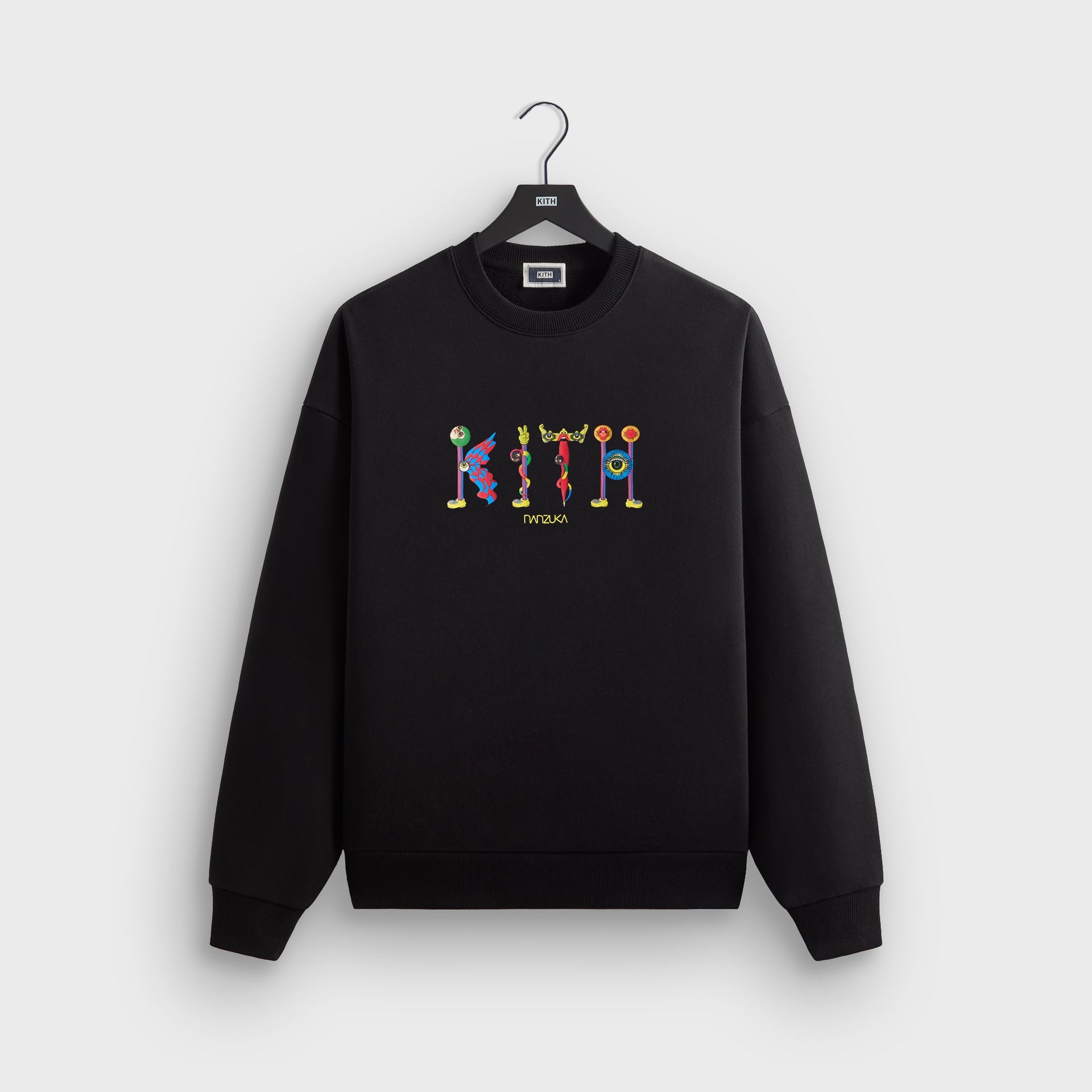 Kith for Nanzuka Gallery Tanaami Nelson Crewneck - Black