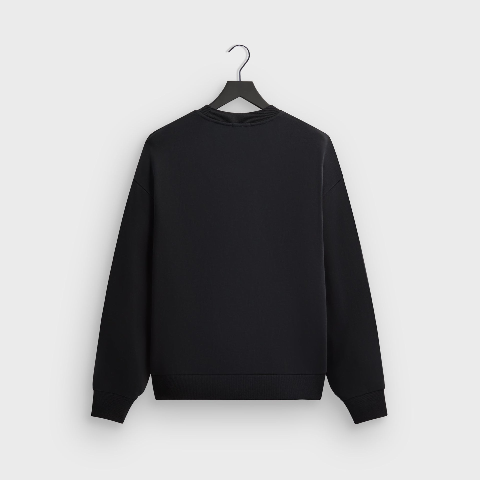 Kith Classic Logo Leopard Applique Nelson Crewneck - Black - PH