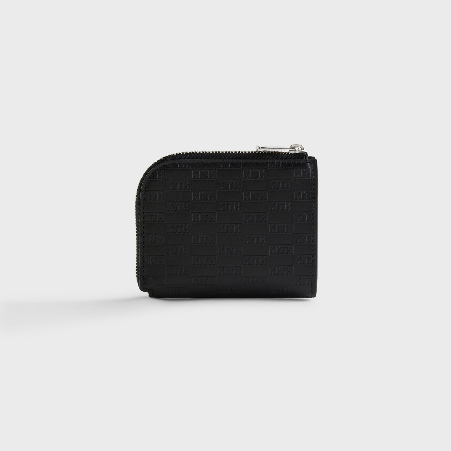 Kith Monogram Half Zip Wallet - Black