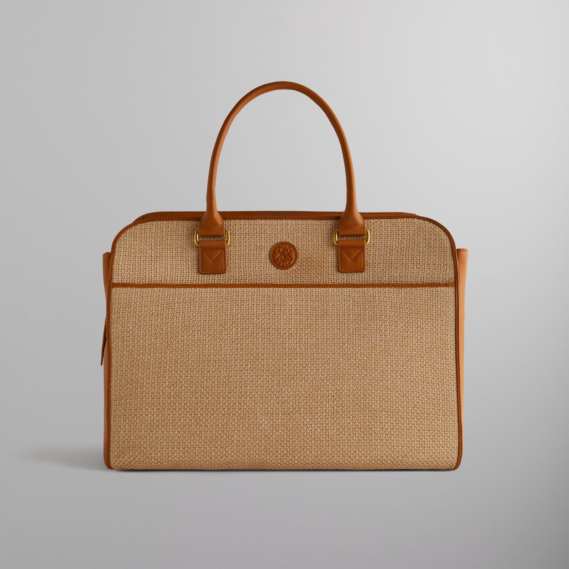 Kith Raffia Document Bag - Arch