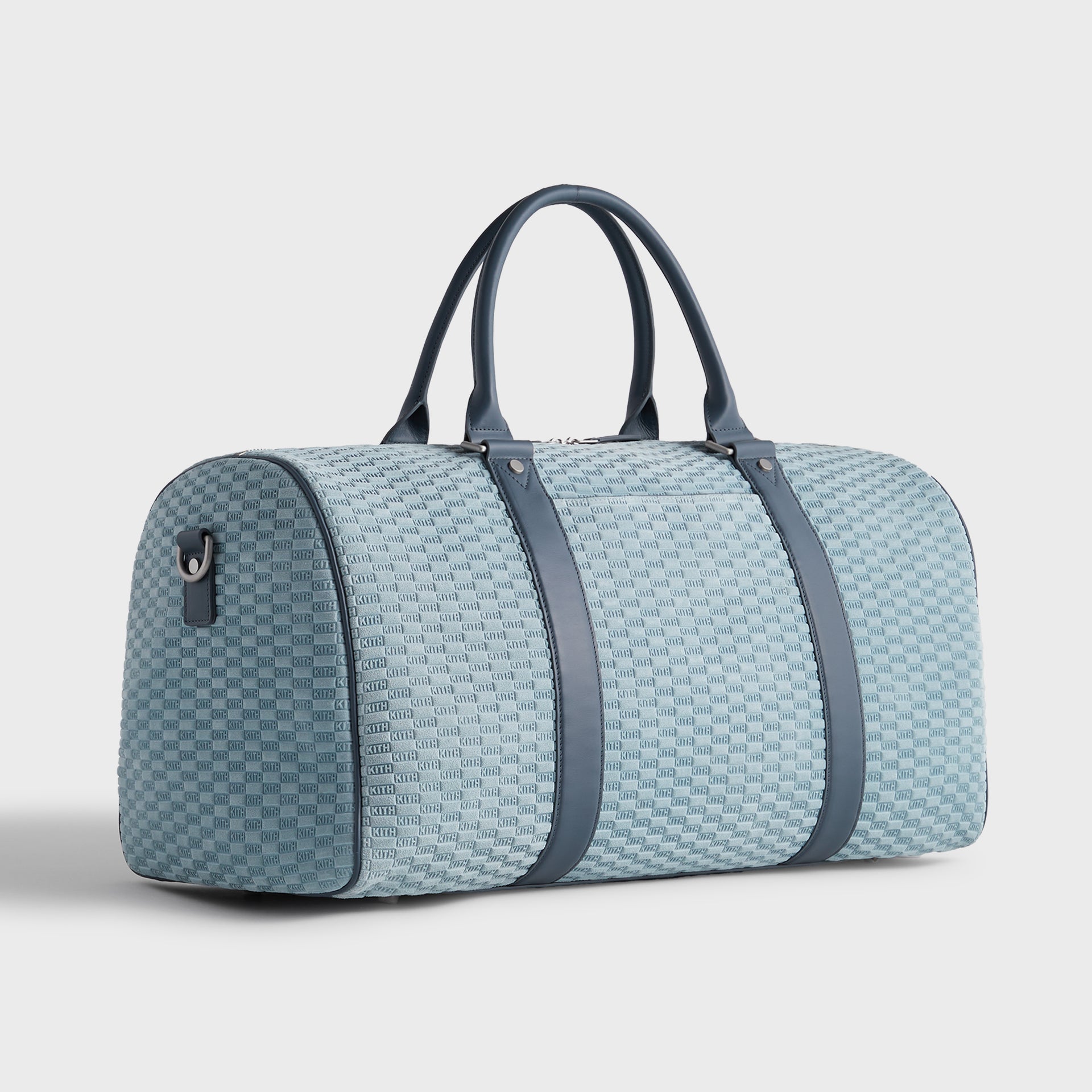 Kith Monogram Suede Duffle Bag - Mist