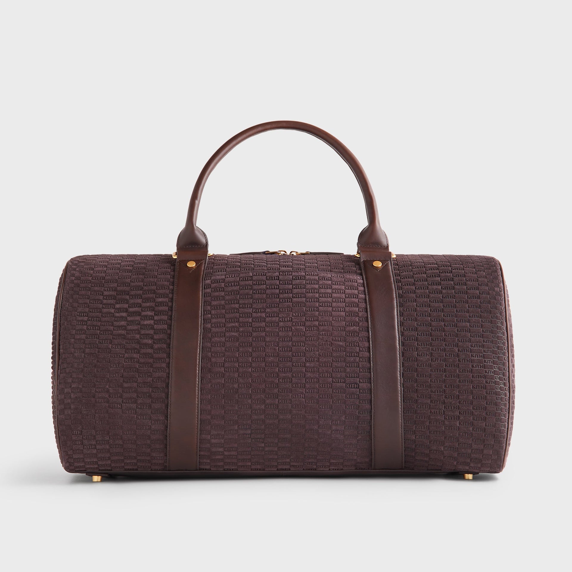 Kith Monogram Suede Traveler K55 Bag - Incognito