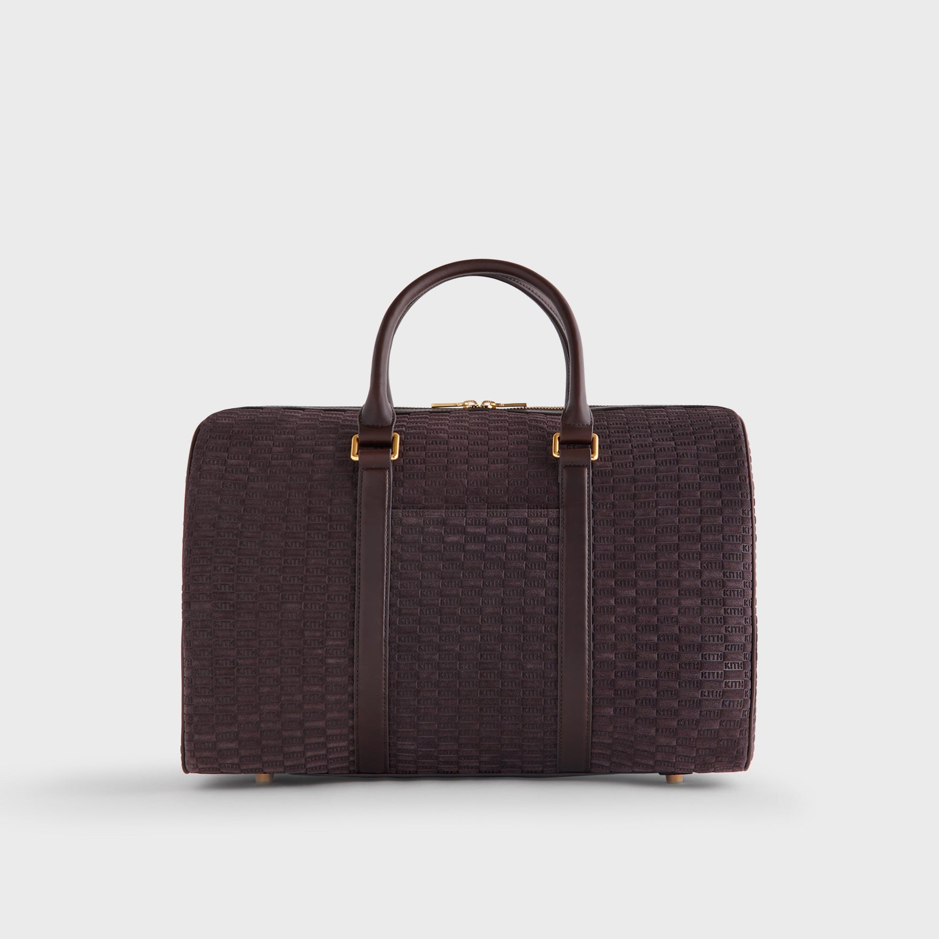 Kith Monogram Suede Traveler K40 Bag - Incognito