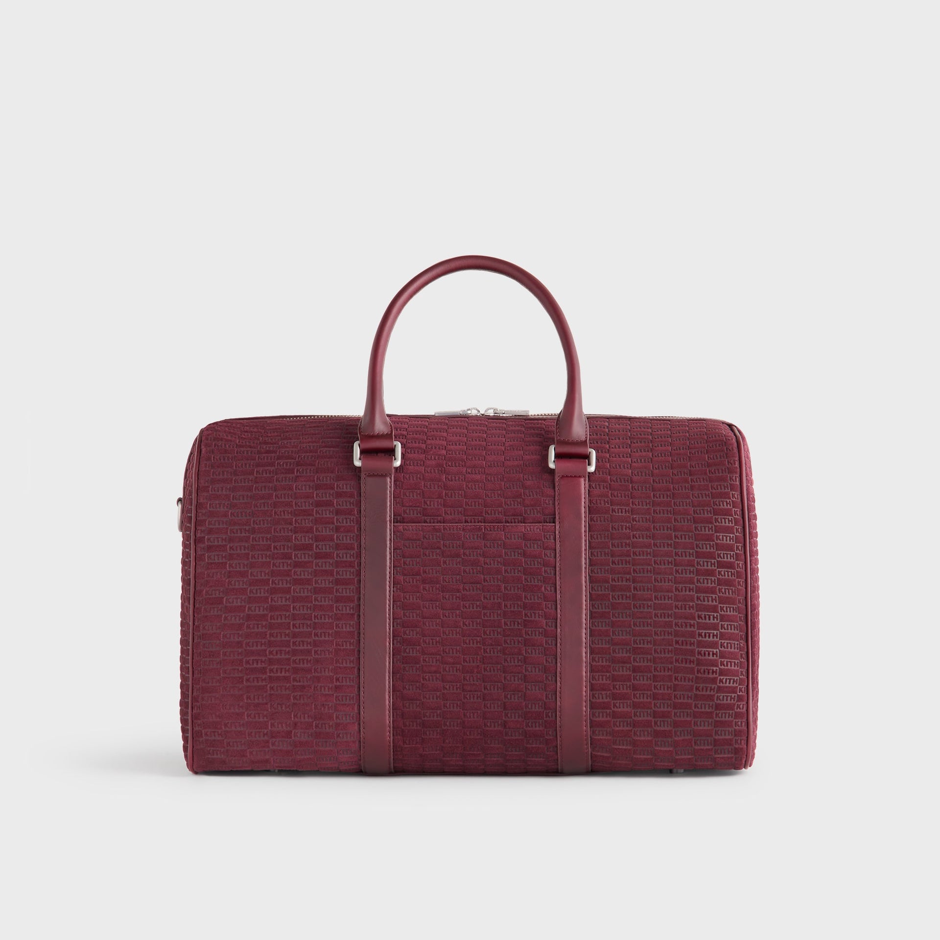 Kith Monogram Suede Traveler K40 Bag - Magma