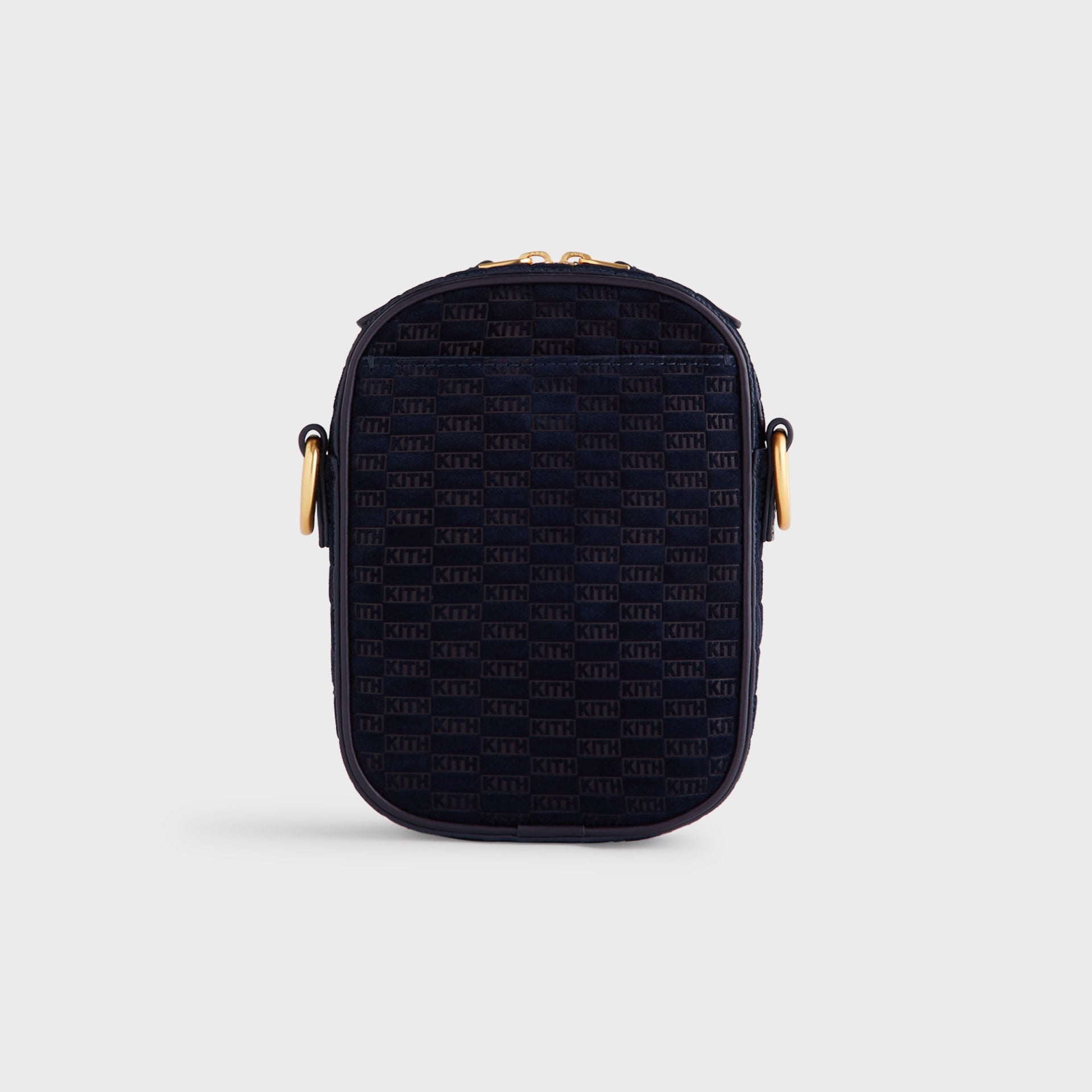 Kith Monogram Suede Passenger K15 Bag - Ink
