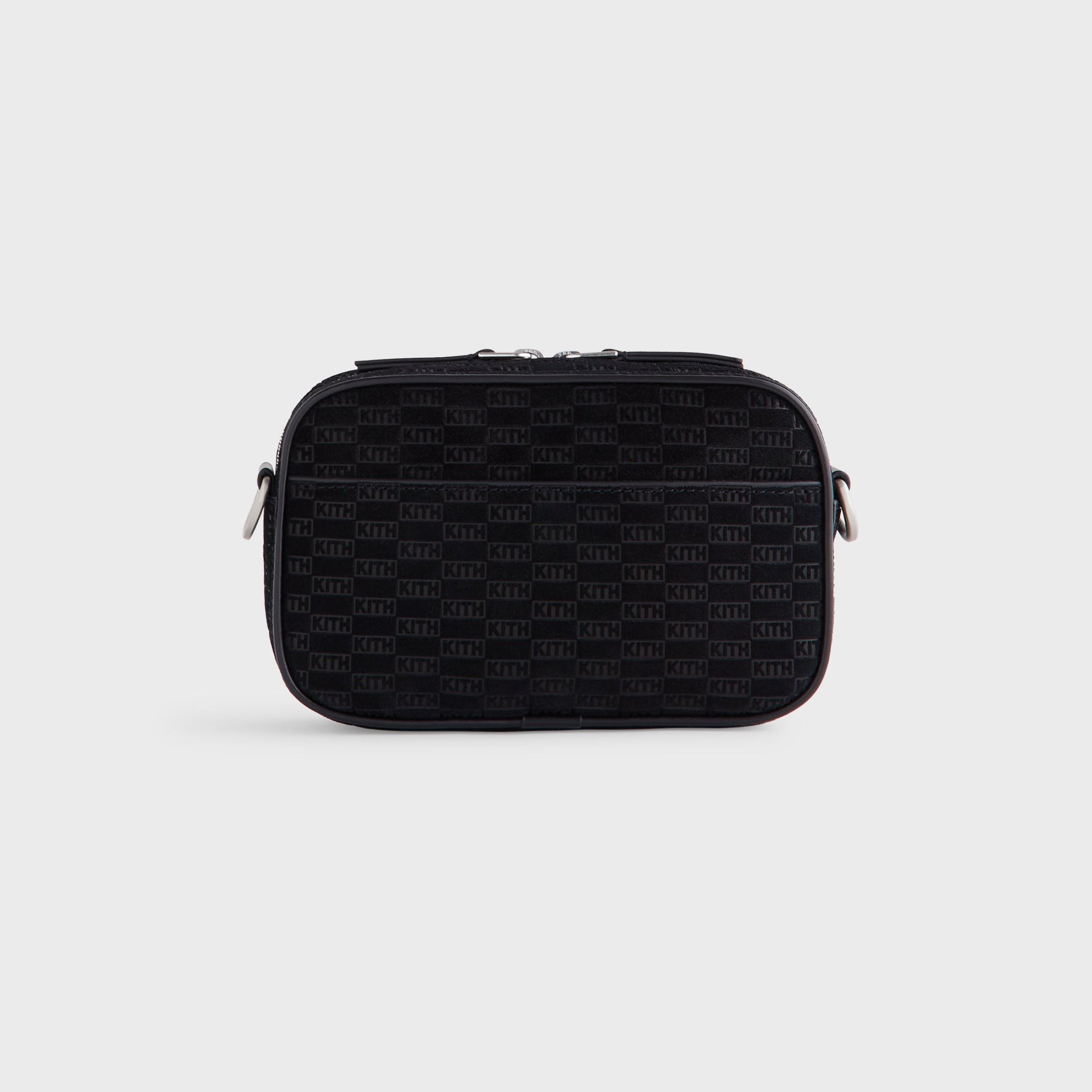 Kith Monogram Suede Crosswalk K20 Bag - Black