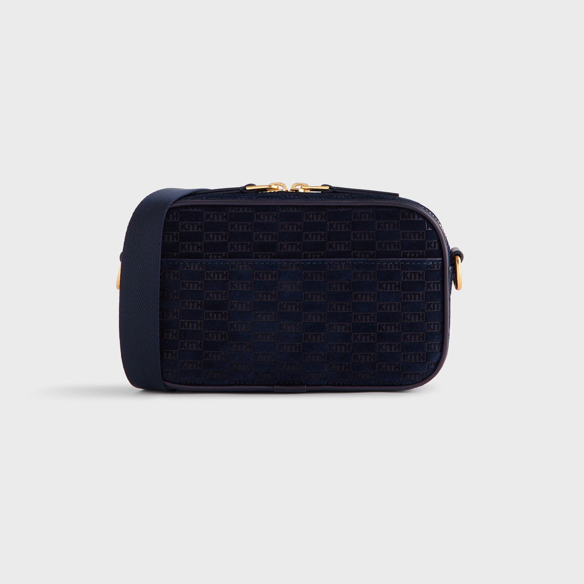 Kith Monogram Suede Crosswalk K20 Bag - Ink