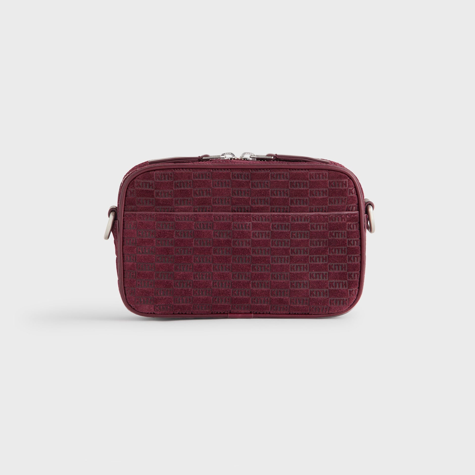 Kith Monogram Suede Crosswalk K20 Bag - Magma