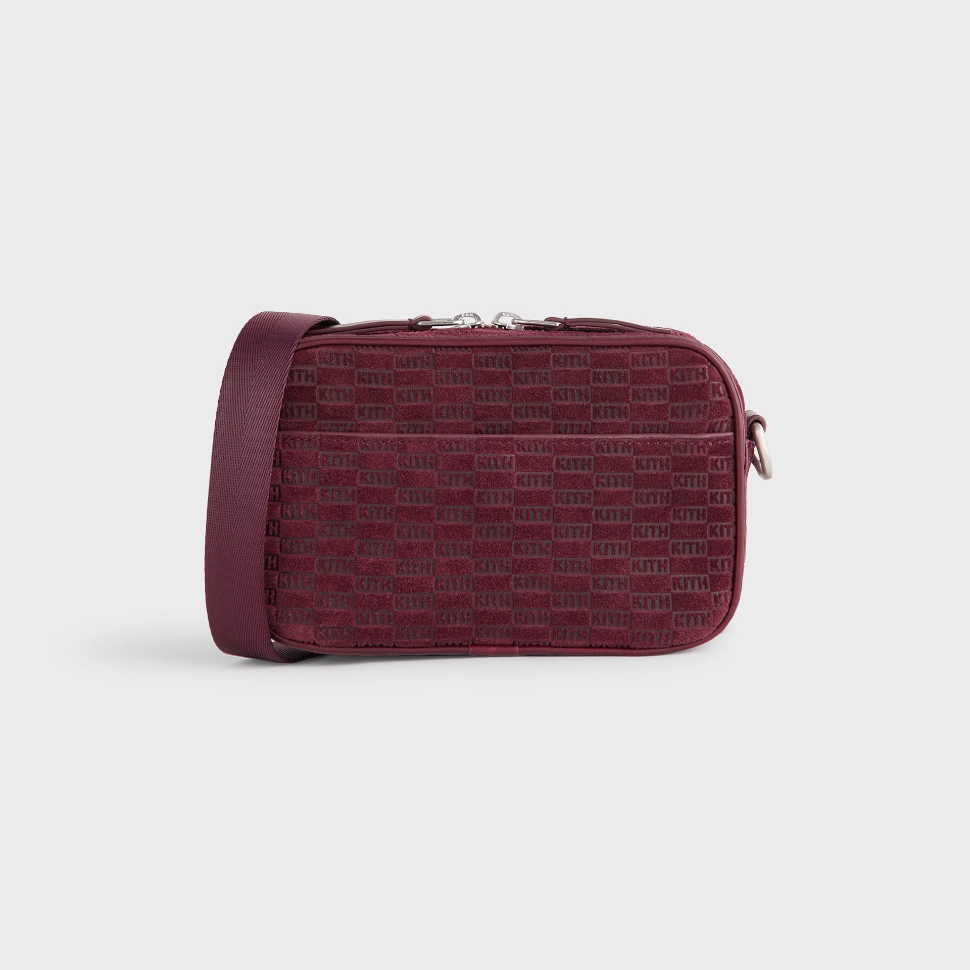 Kith Monogram Suede Crosswalk K20 Bag - Magma