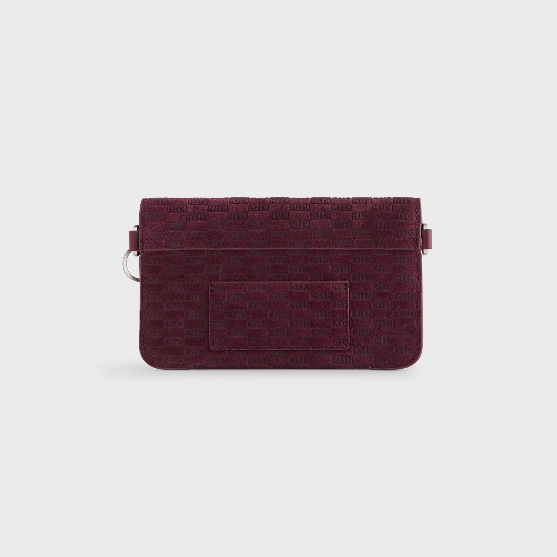 Kith Monogram Suede Envelope K20 Bag - Magma
