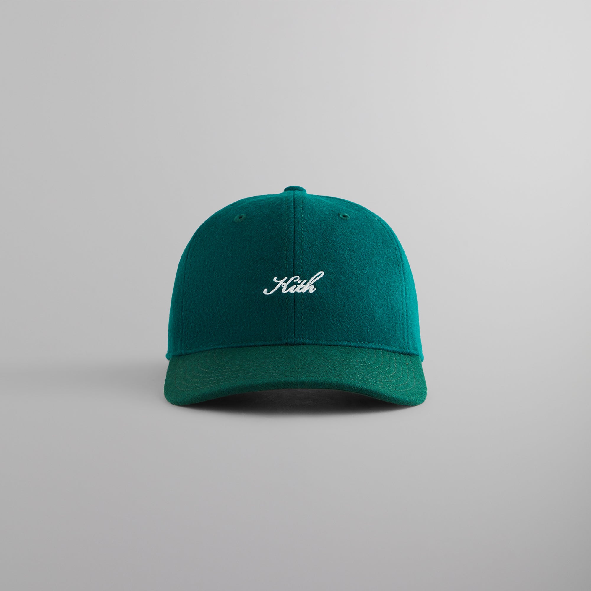 Kith Two Tone Script Logo Wool Scripted Cap - Stadium