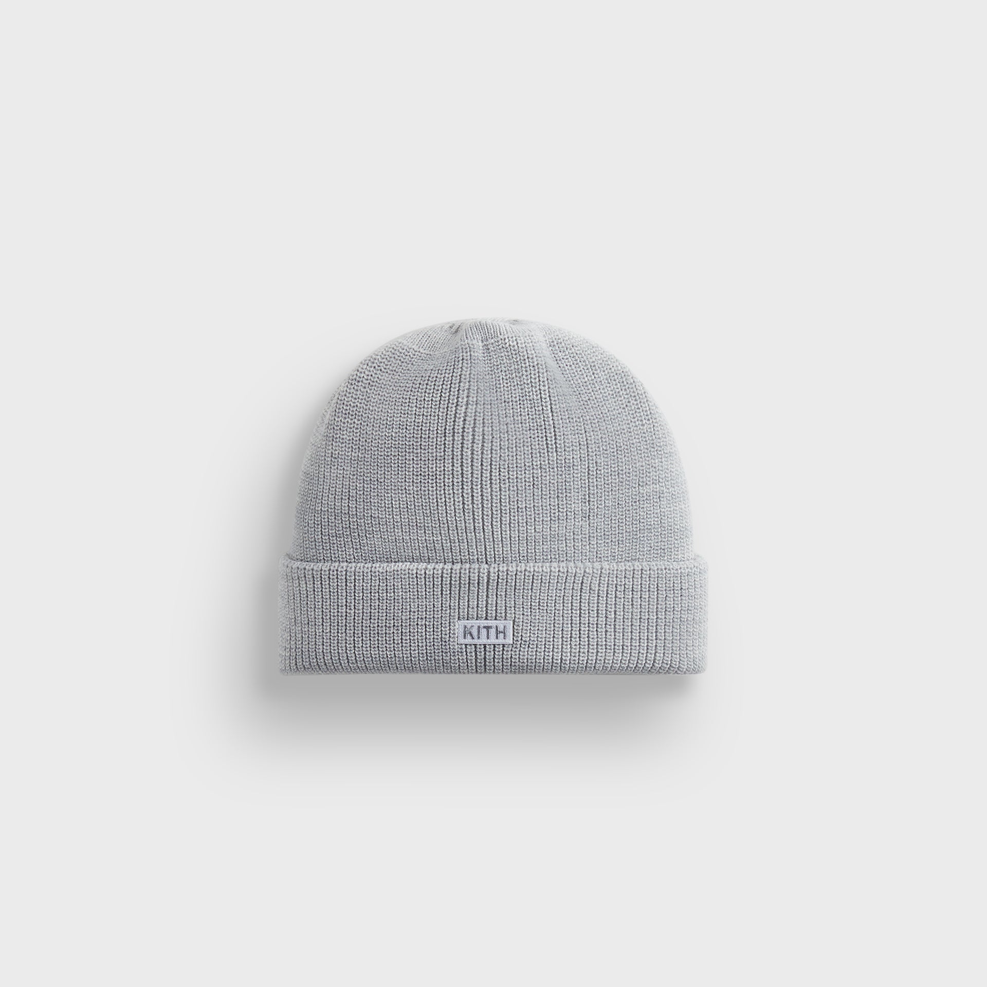 Kith Classic Beanie - Light Heather Grey