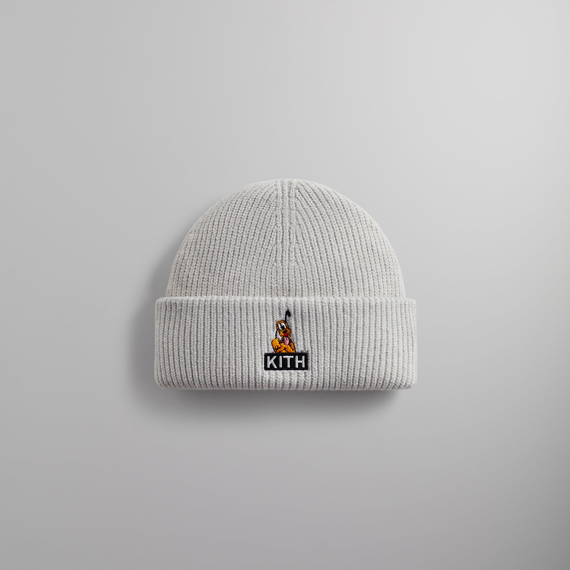 Disney | Kith for Mickey & Friends Pluto Mia Beanie - Light Heather Grey
