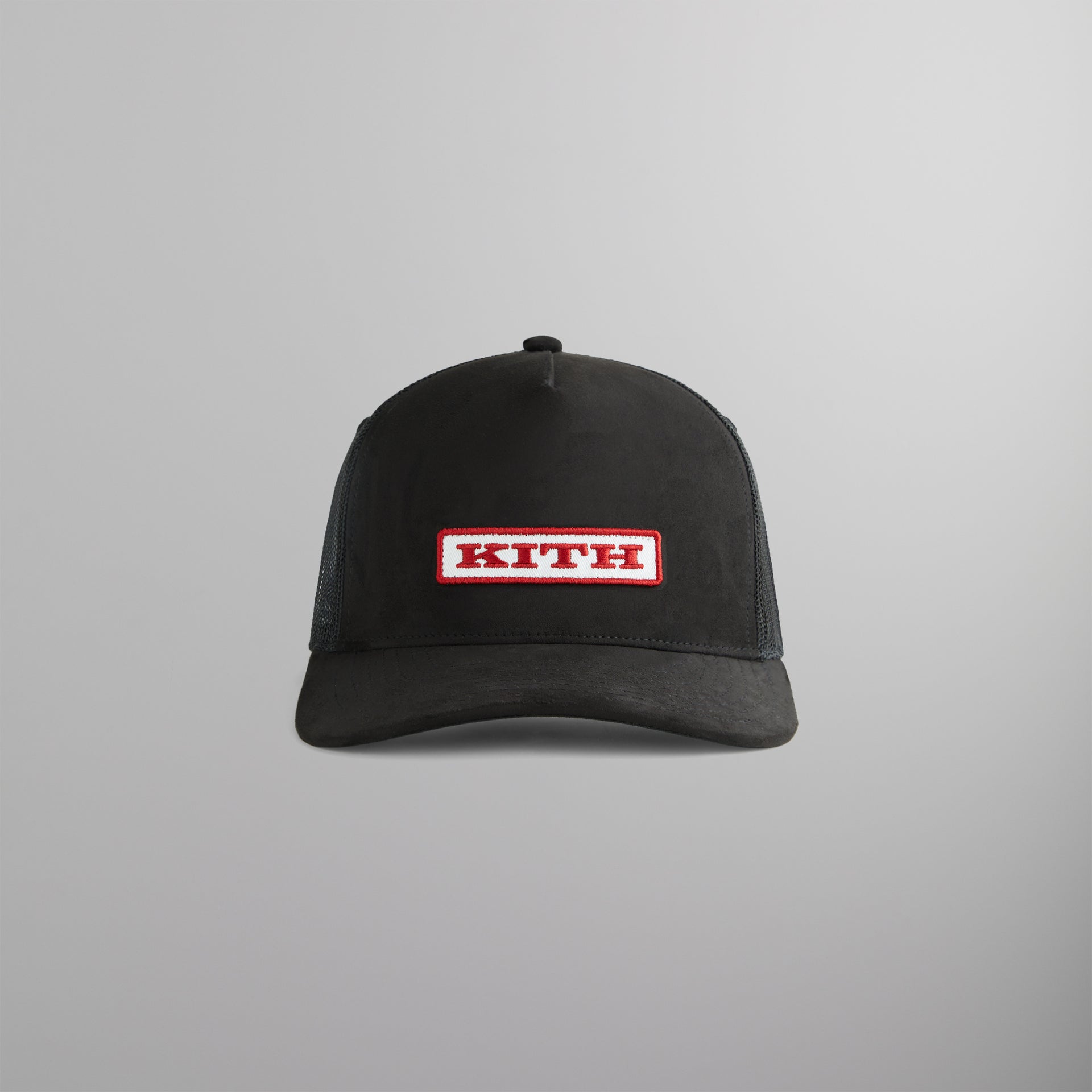 Kith Microsuede Nolan Trucker Cap - Black