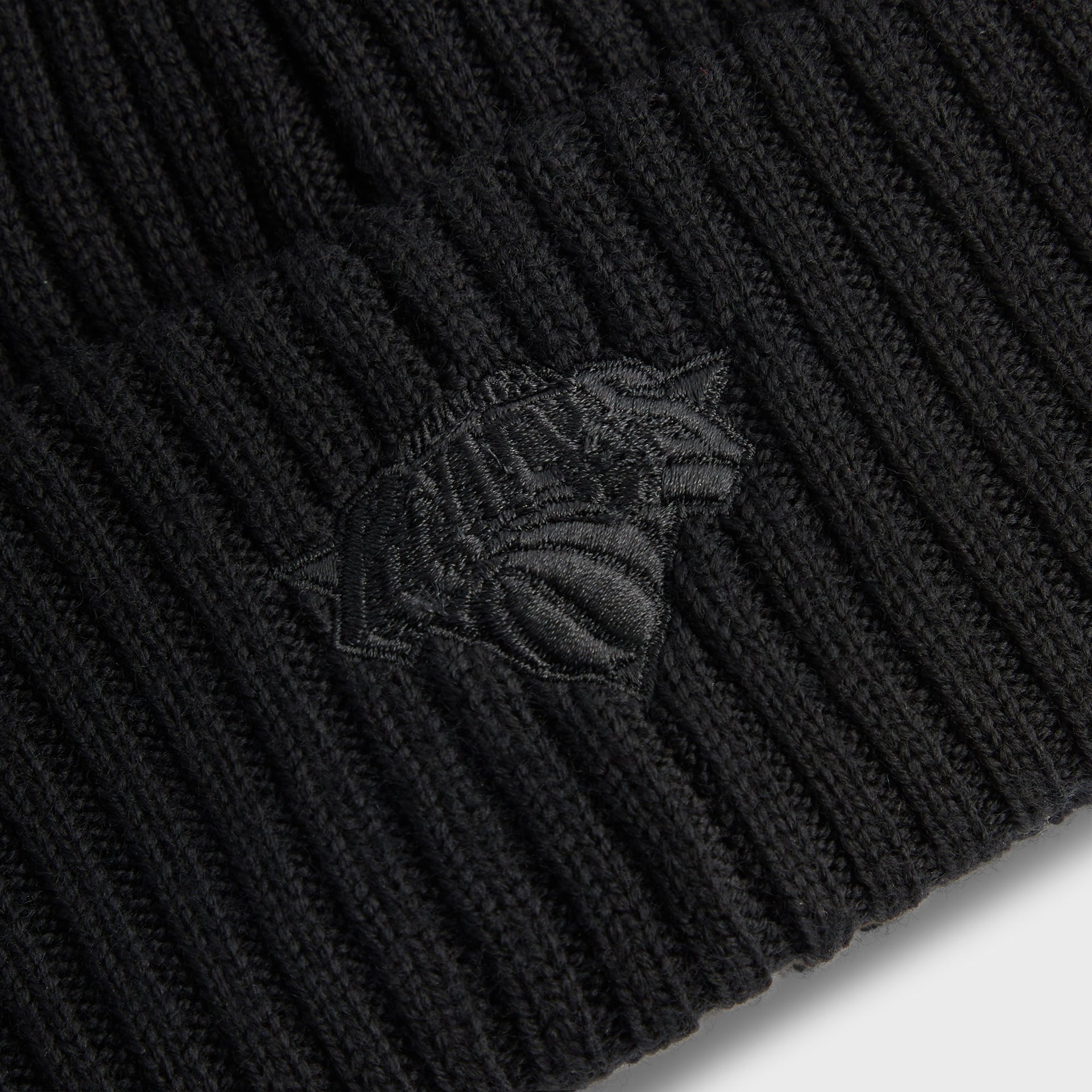 Kith for the New York Knicks Superman Logo Beanie - Black