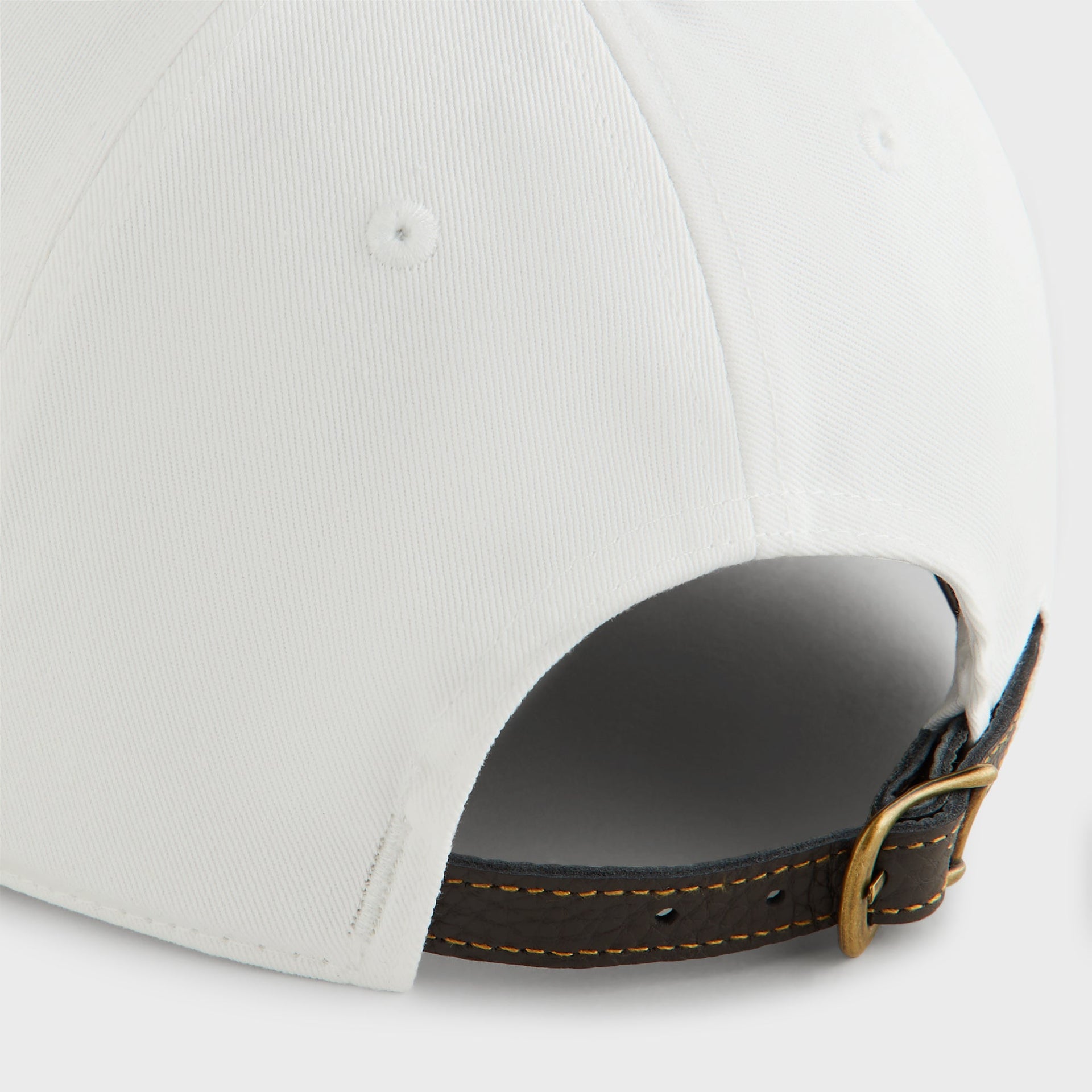 Kith Two-Tone Suede Brim Aaron Classic Cap - White