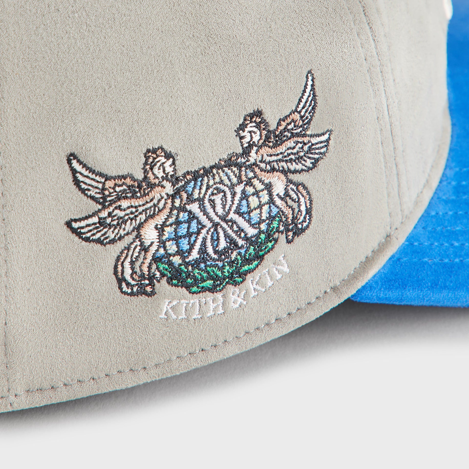 Kith & '47 for the NFL New York Giants Microsuede Two-Tone Franchise LS Cap - Concrete