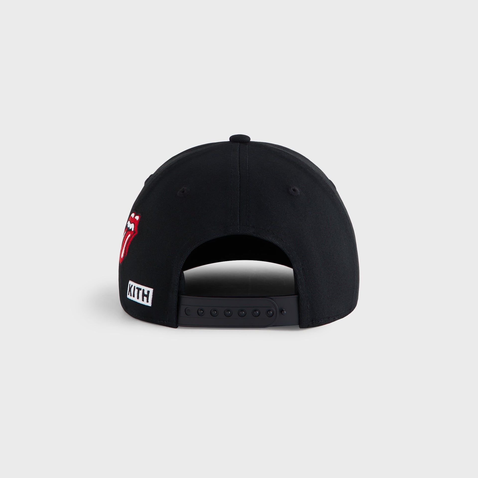 Kith for The Rolling Stones Twill Bay Low Pinch Crown Hat - Black