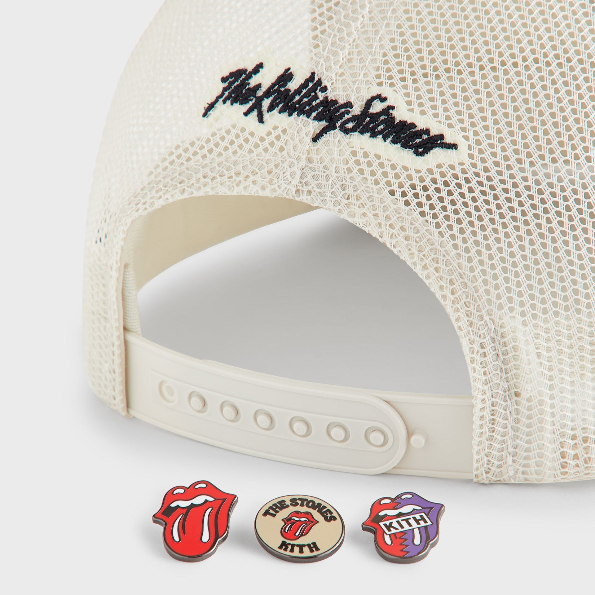 Kith for The Rolling Stones Nolan Trucker Hat - Muslin