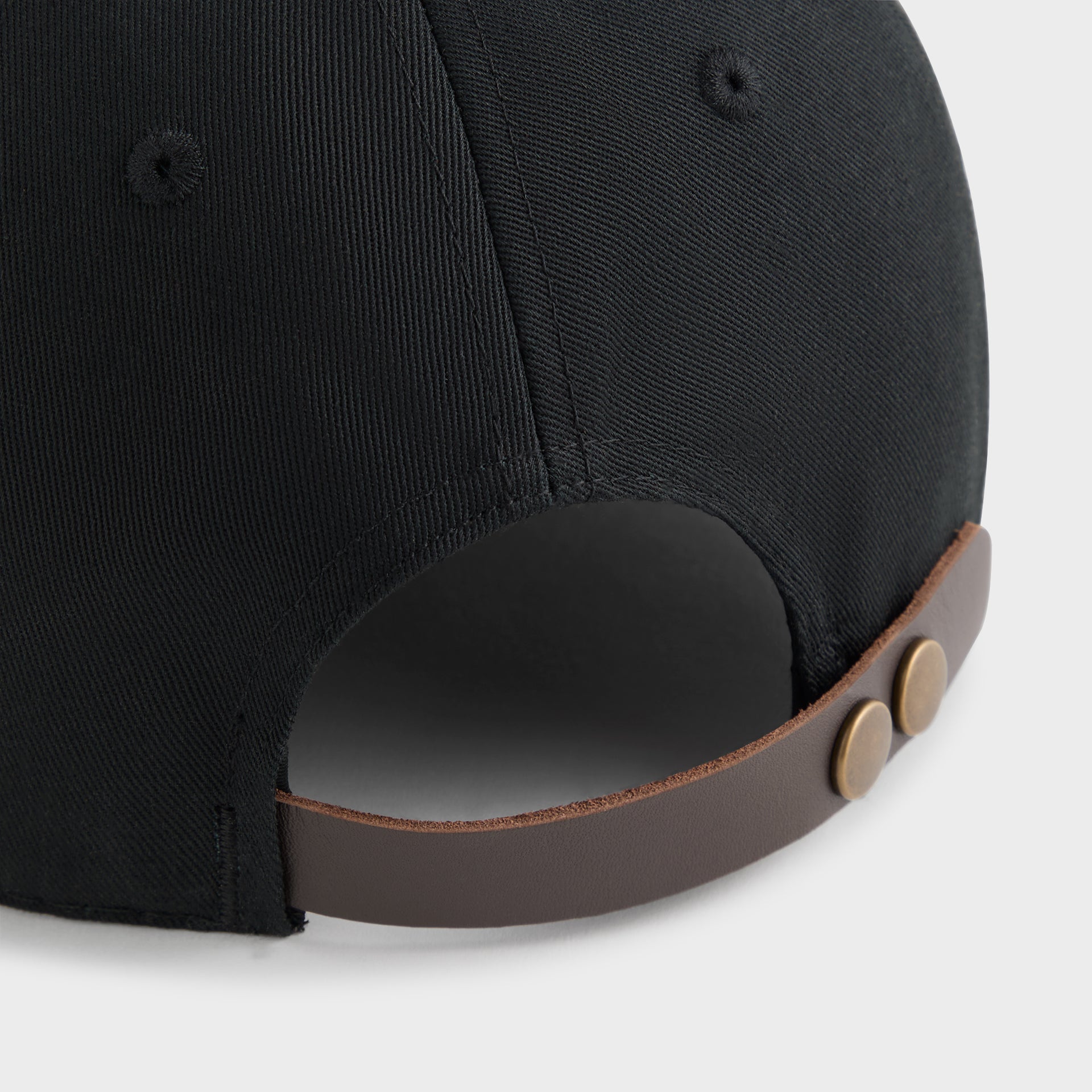 Kith Greenwich Two-Button Twill Classic Cap - Black