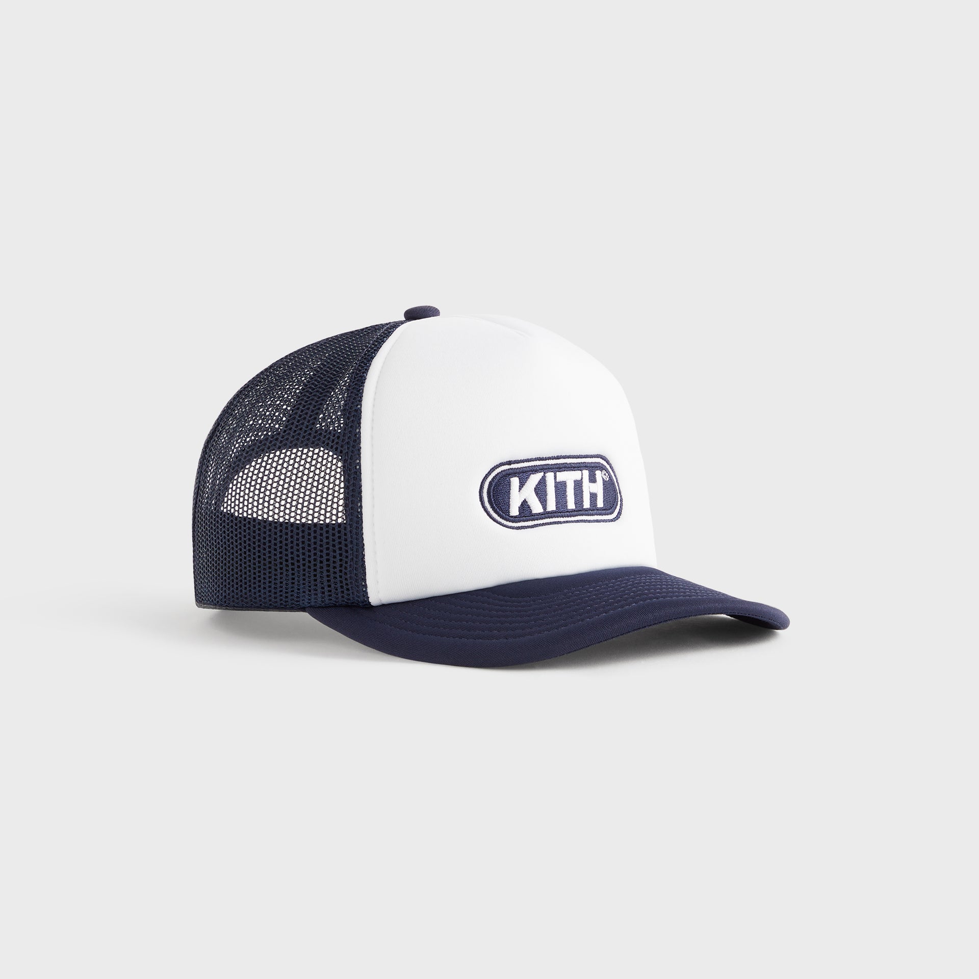 Kith Poly Foam Fast Logo Patch Nolan Trucker Hat - Nocturnal