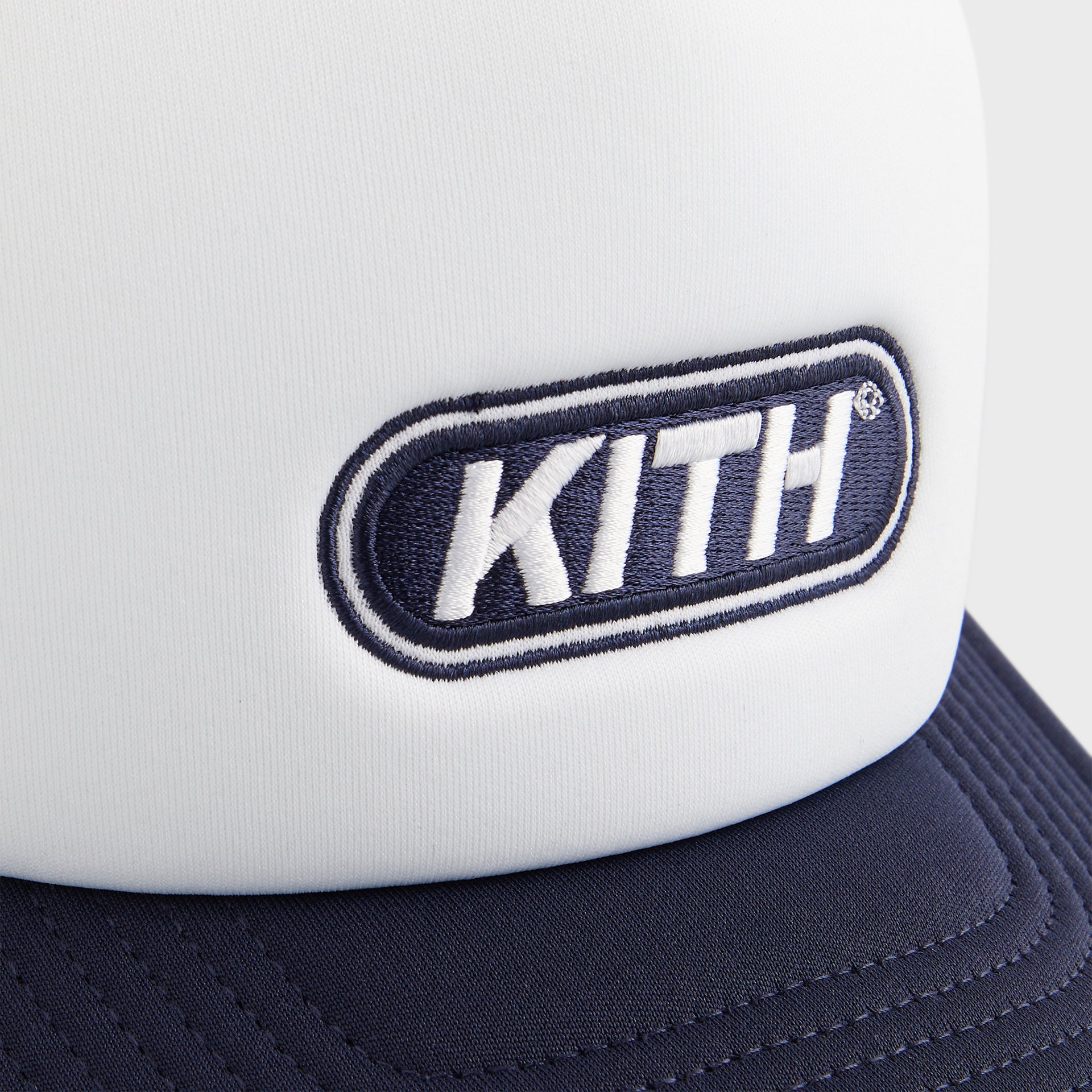 Kith Poly Foam Fast Logo Patch Nolan Trucker Hat - Nocturnal