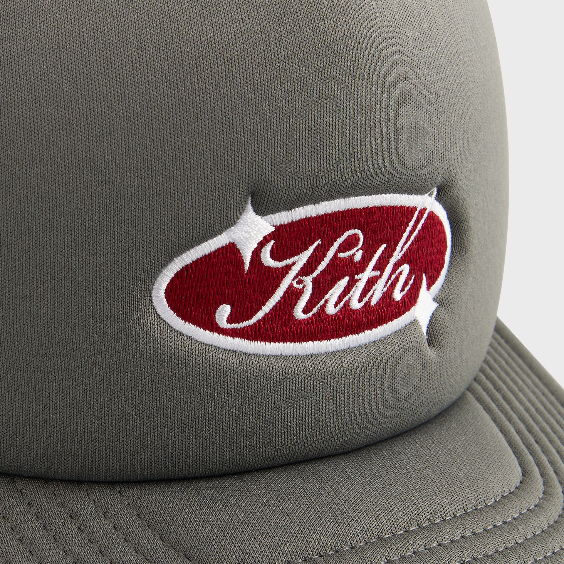 Kith Freeway Logo Poly Foam Nolan Trucker Hat - Caraway