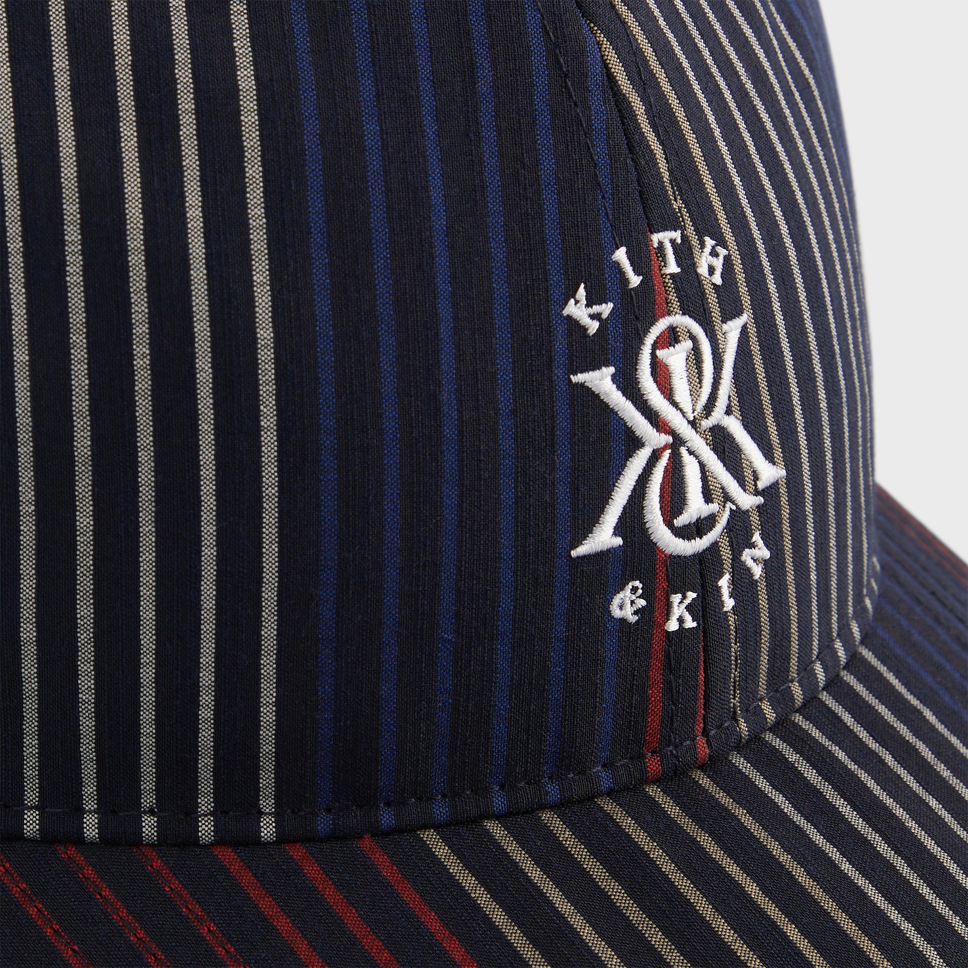 Kith Seersucker Aaron Classic Cap - Nocturnal