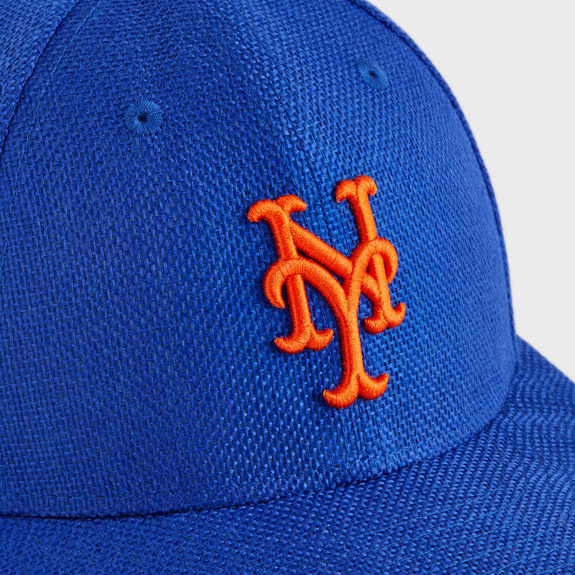 Kith & New Era for the New York Mets Raffia Low Profile 59FIFTY Fitted - Royal
