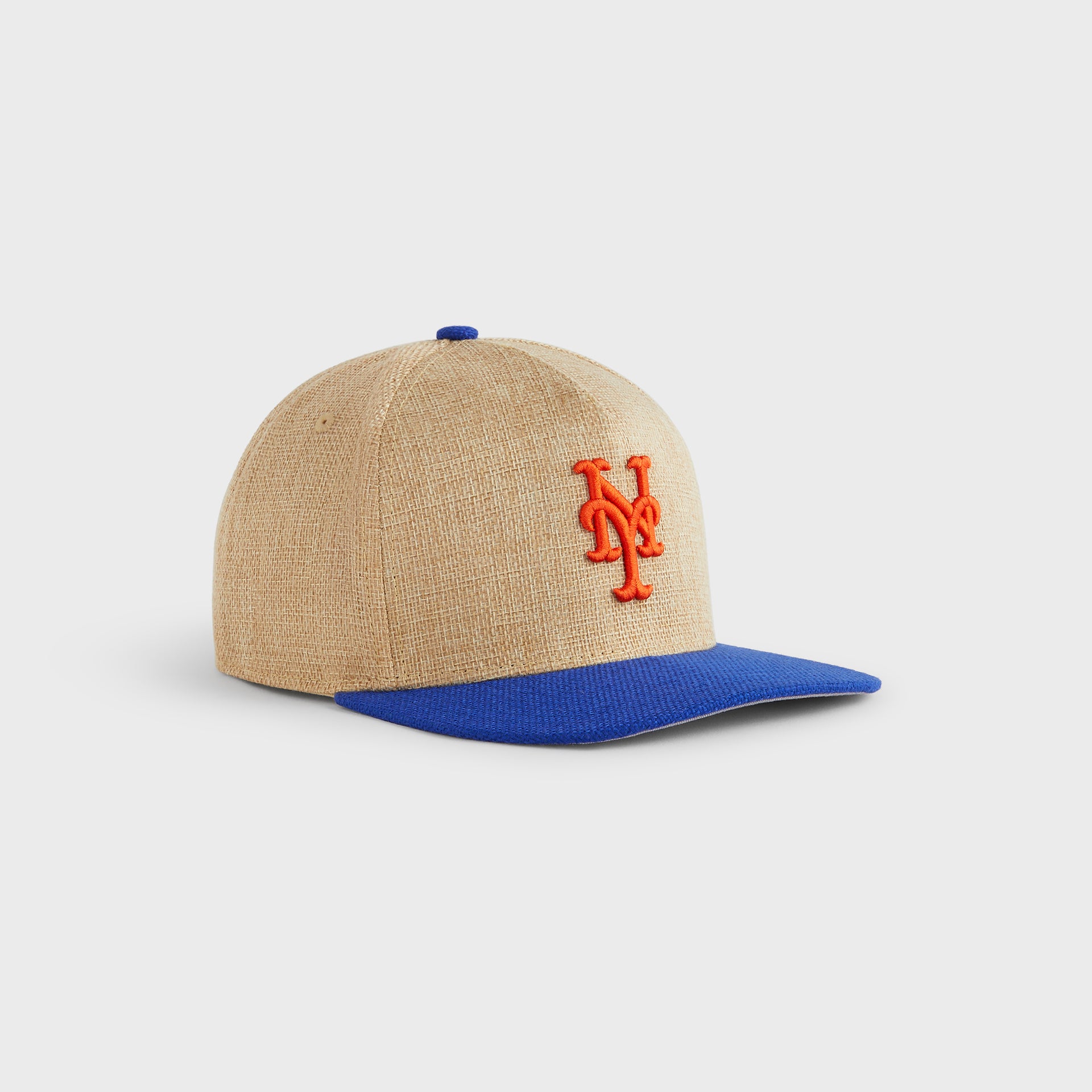 Kith & New Era for the New York Mets Raffia 49FORTY Snapback - Natural