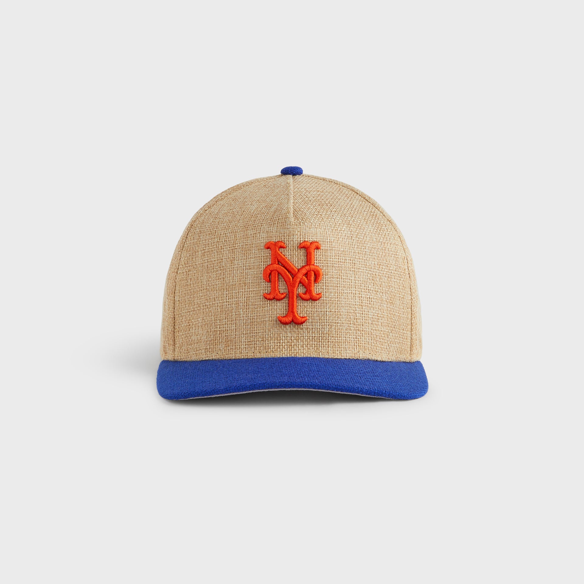 Kith & New Era for the New York Mets Raffia 49FORTY Snapback - Natural