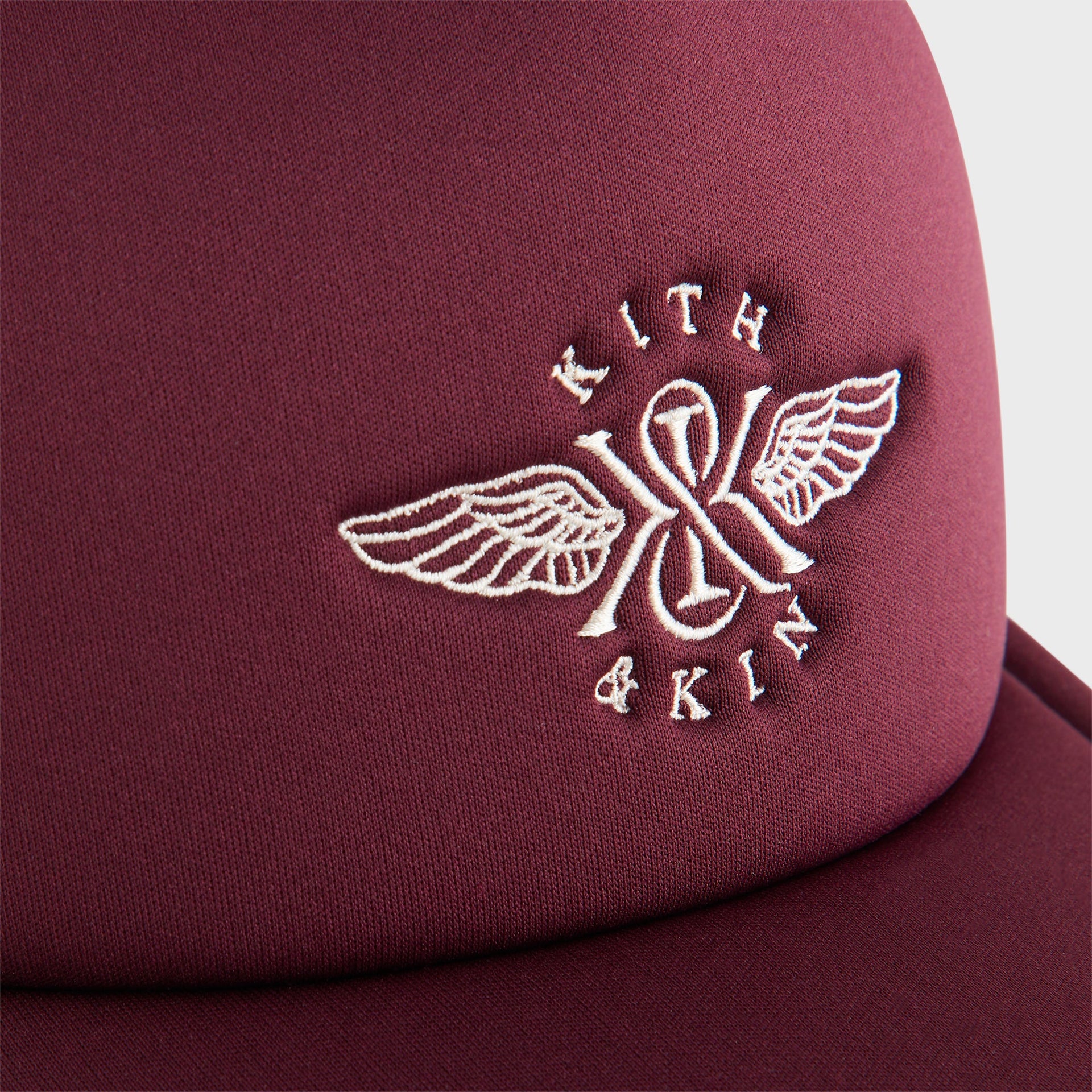 Kith Pick Stitch Poly Nolan Trucker Hat - Magma
