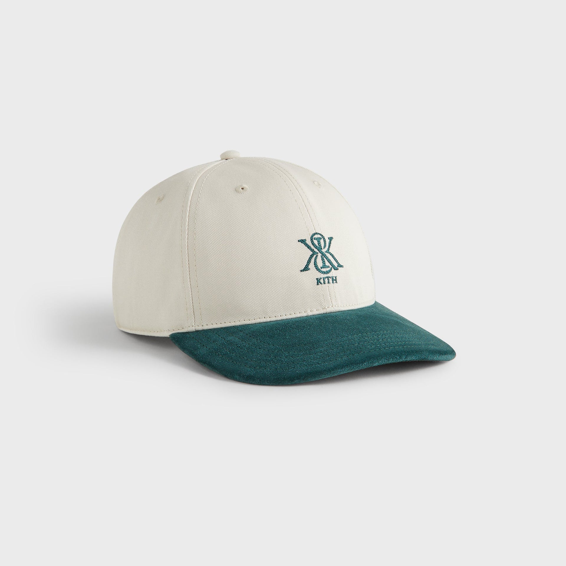 Kith Two-Tone Suede Brim Aaron Classic Cap - Sandrift