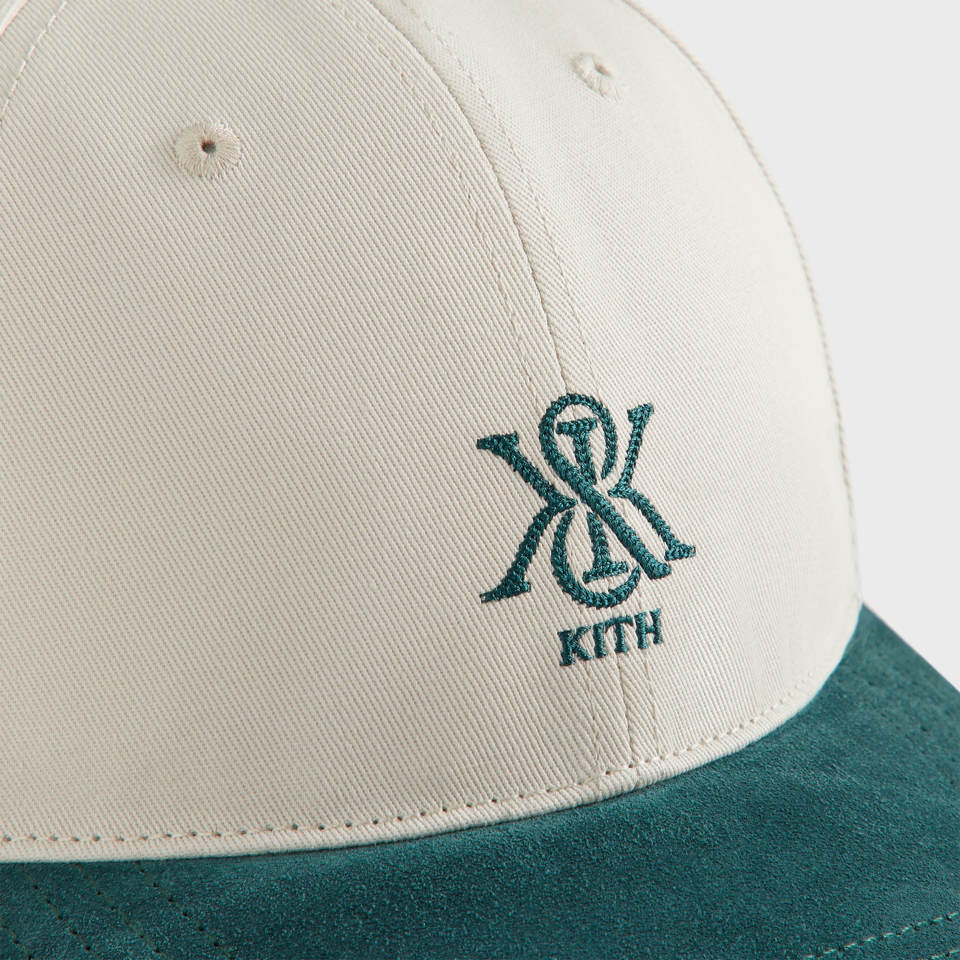Kith Two-Tone Suede Brim Aaron Classic Cap - Sandrift